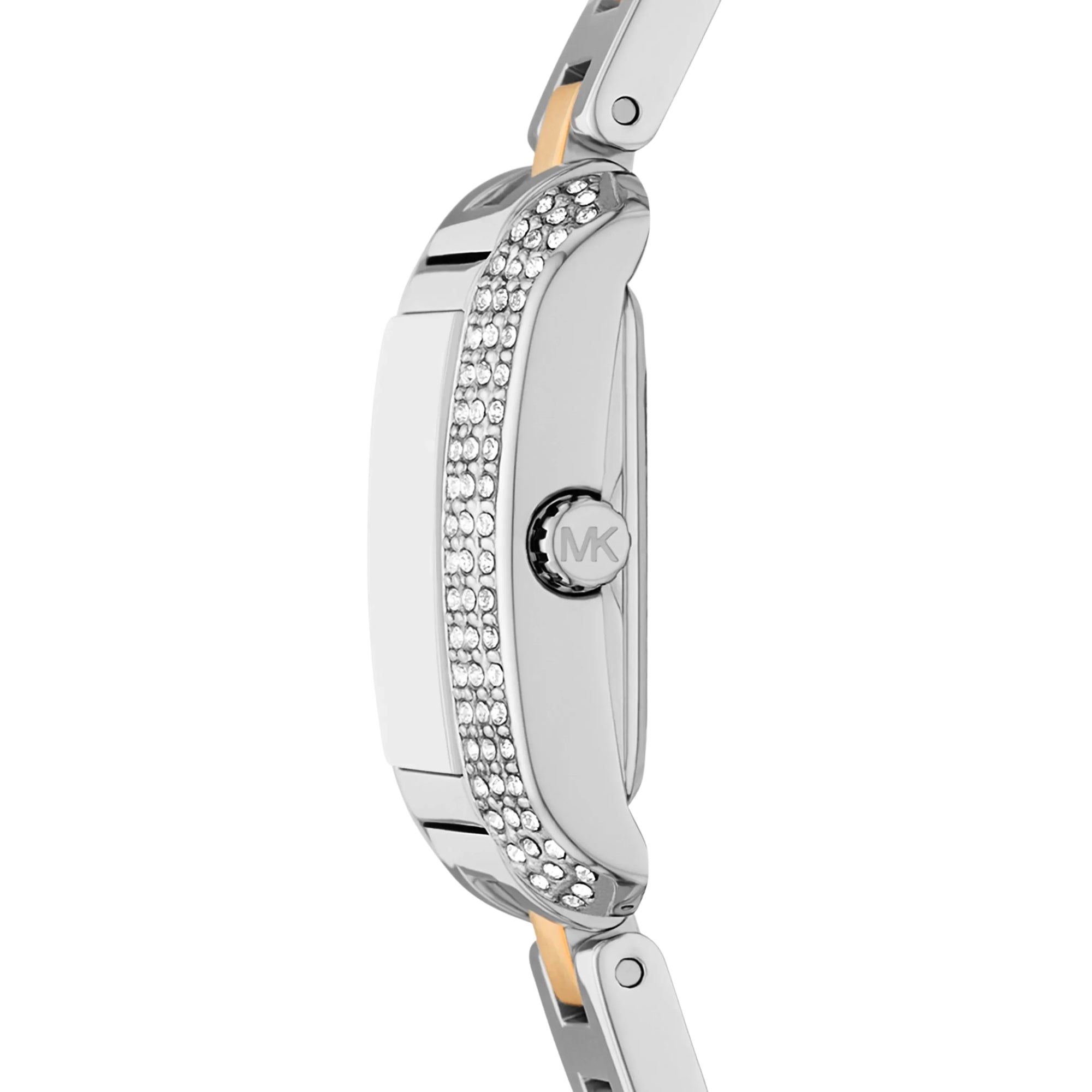 Michael Kors Emery 22mm Mother of Pearl Dial Steel Ladies Quartz Watch MK4882