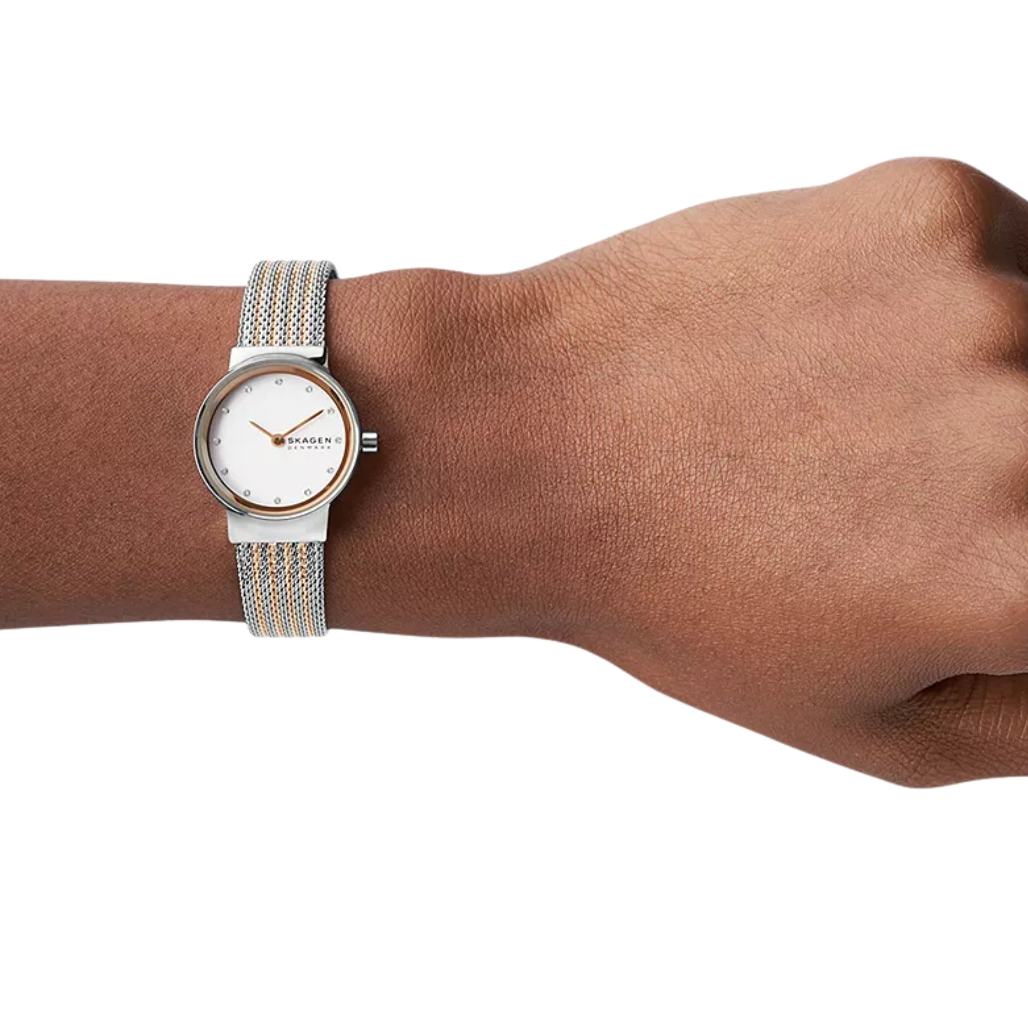 Skagen Freja Lille Quartz White Dial Steel Strap Women's Watch SKW2699
