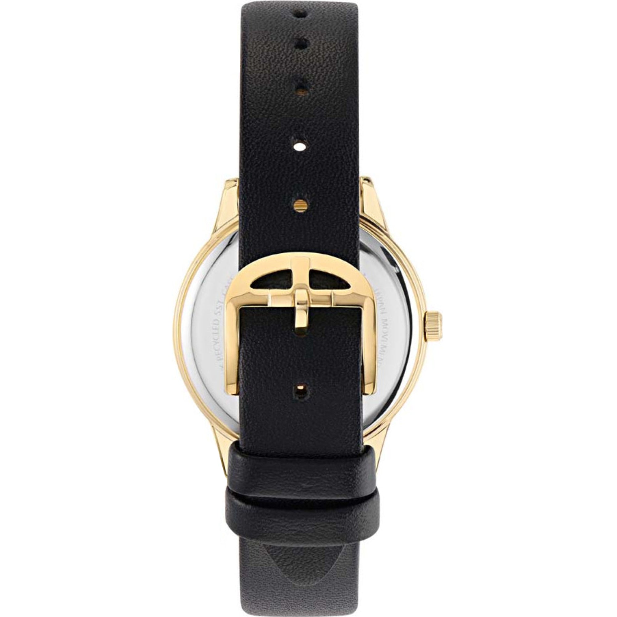 Ted Baker Fitzrovia Ladies Black Leather Strap Watch BKGFW2302