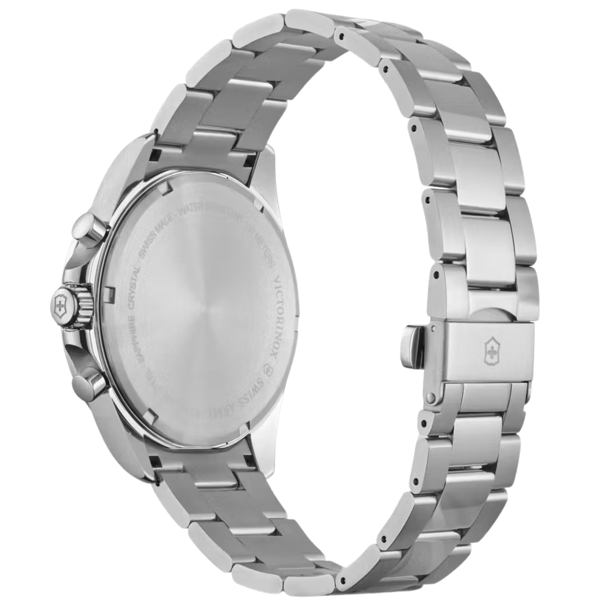 Victorinox Fieldforce 42mm Chronograph White Dial Steel Mens Quartz Watch 241856