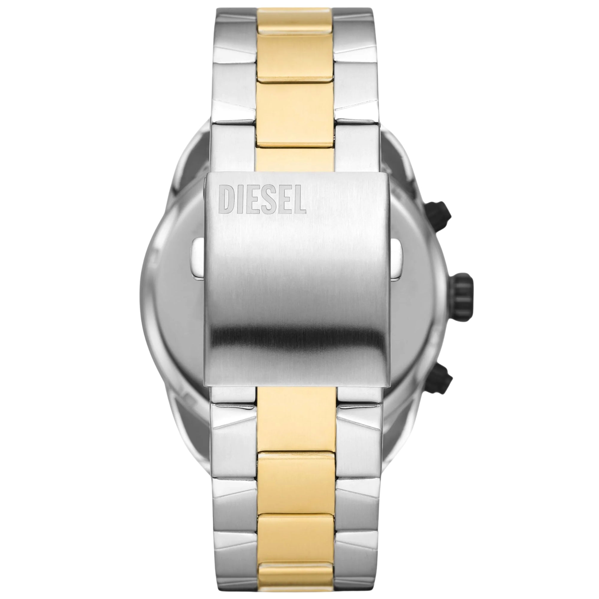 Diesel Spiked 49mm Chronograph Black Dial Steel Mens Quartz Watch DZ4627