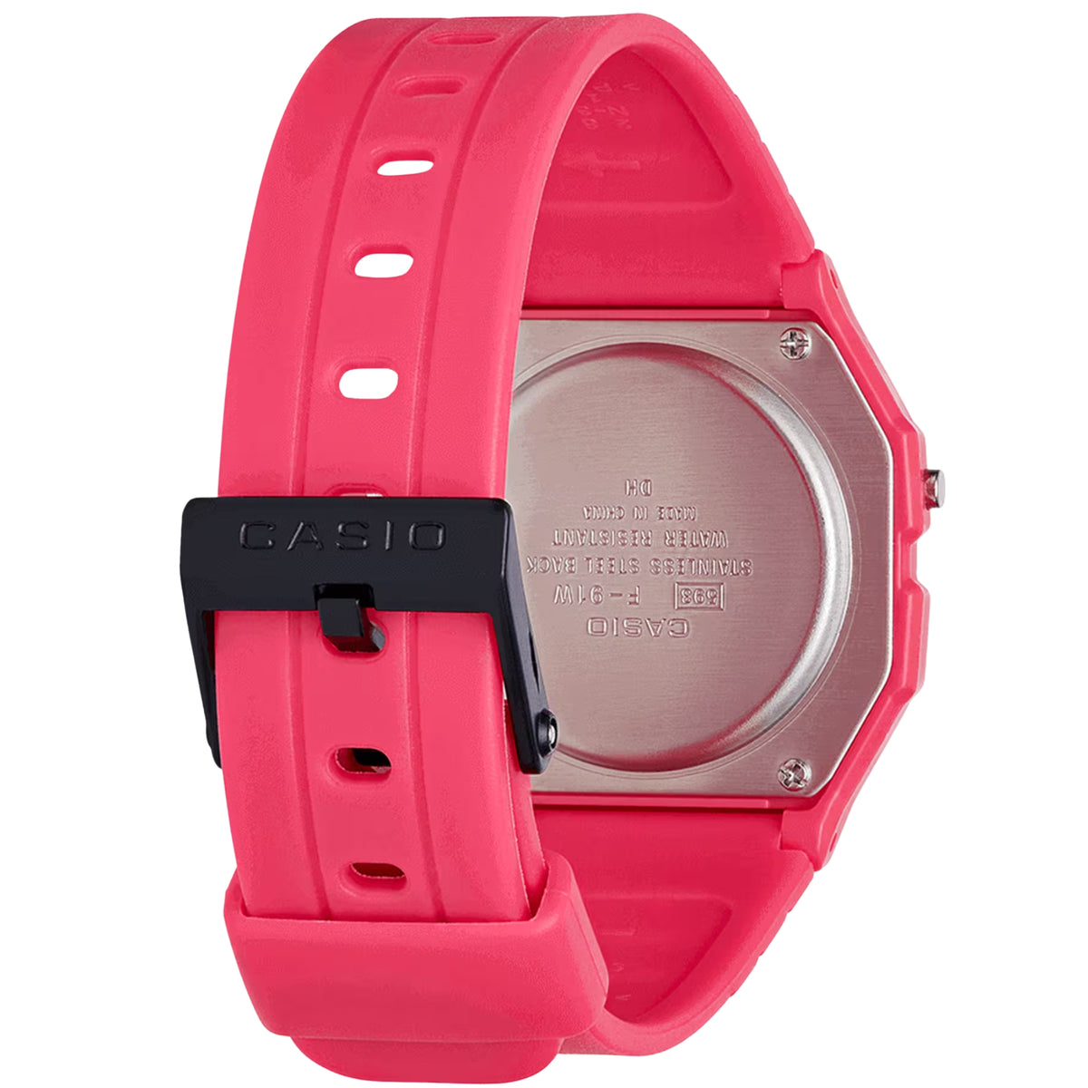 Casio Classic Rosa Uhr F-91WC-4AEF