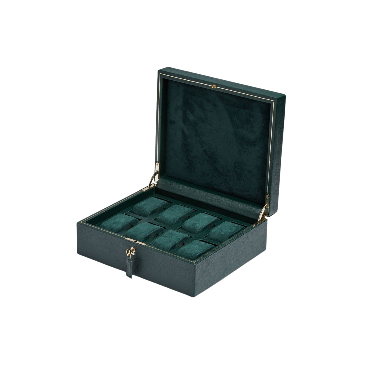 WOLF British Racing Green 8 Piece Watch Box 792641