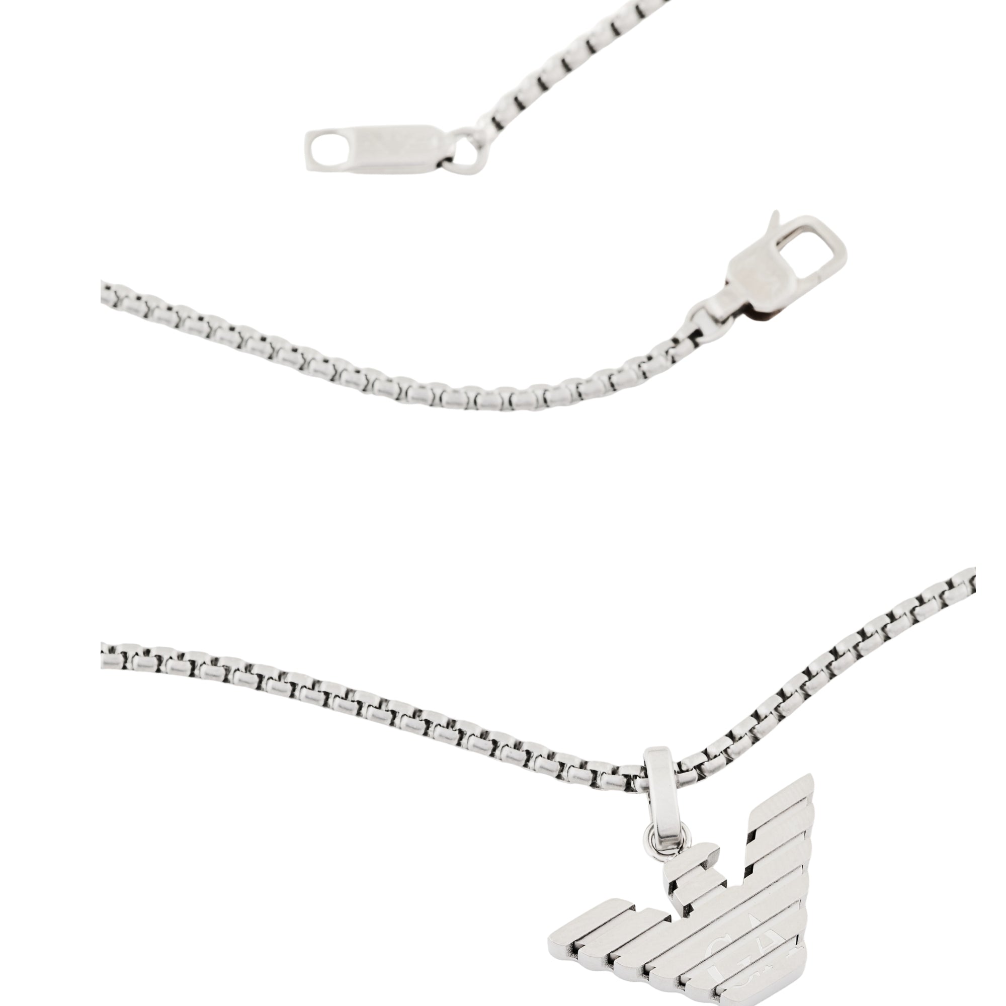 Emporio Armani Stainless Steel Pendant Men's Necklace EGS3169040