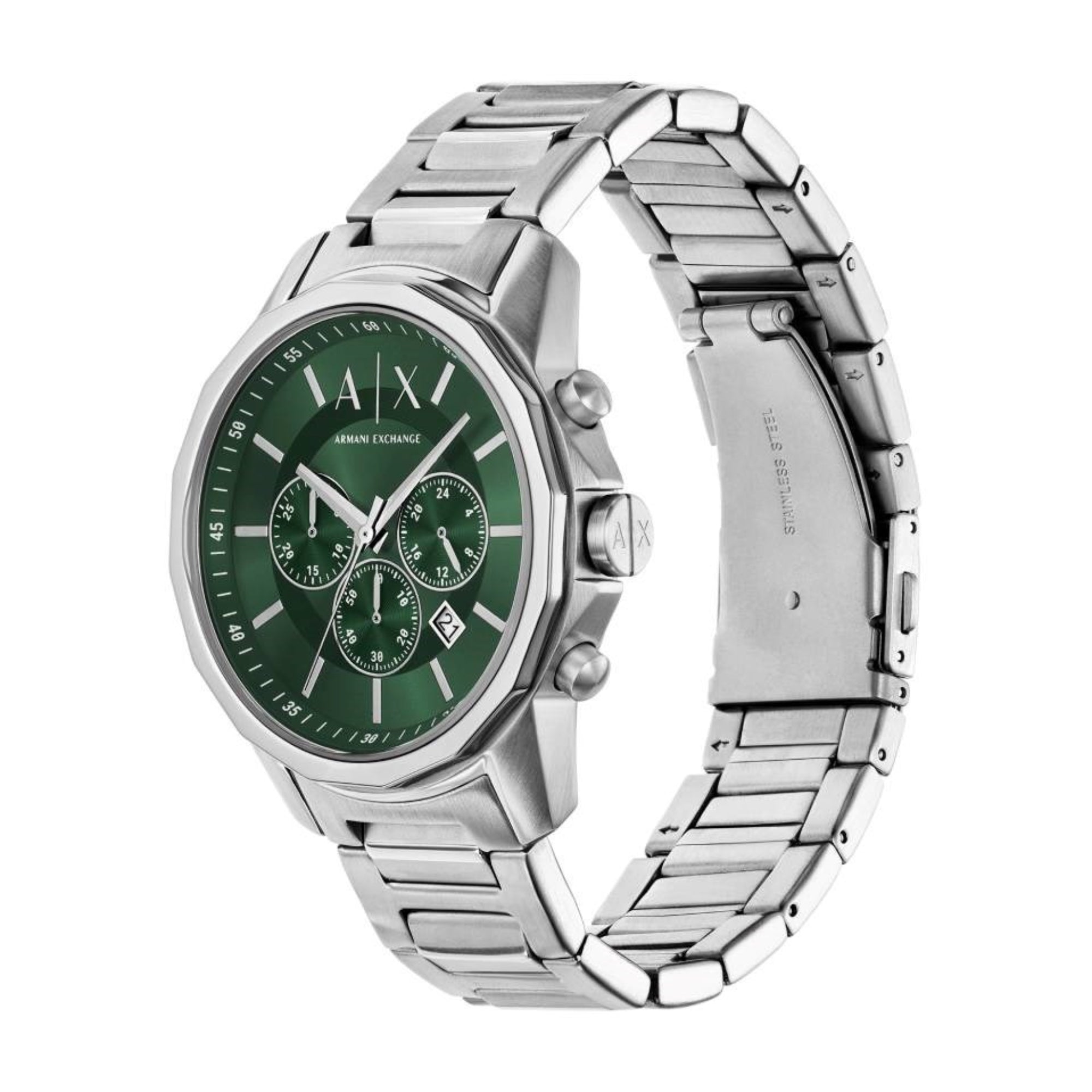 Armani Exchange Banks AX1771 three-quarter angled view