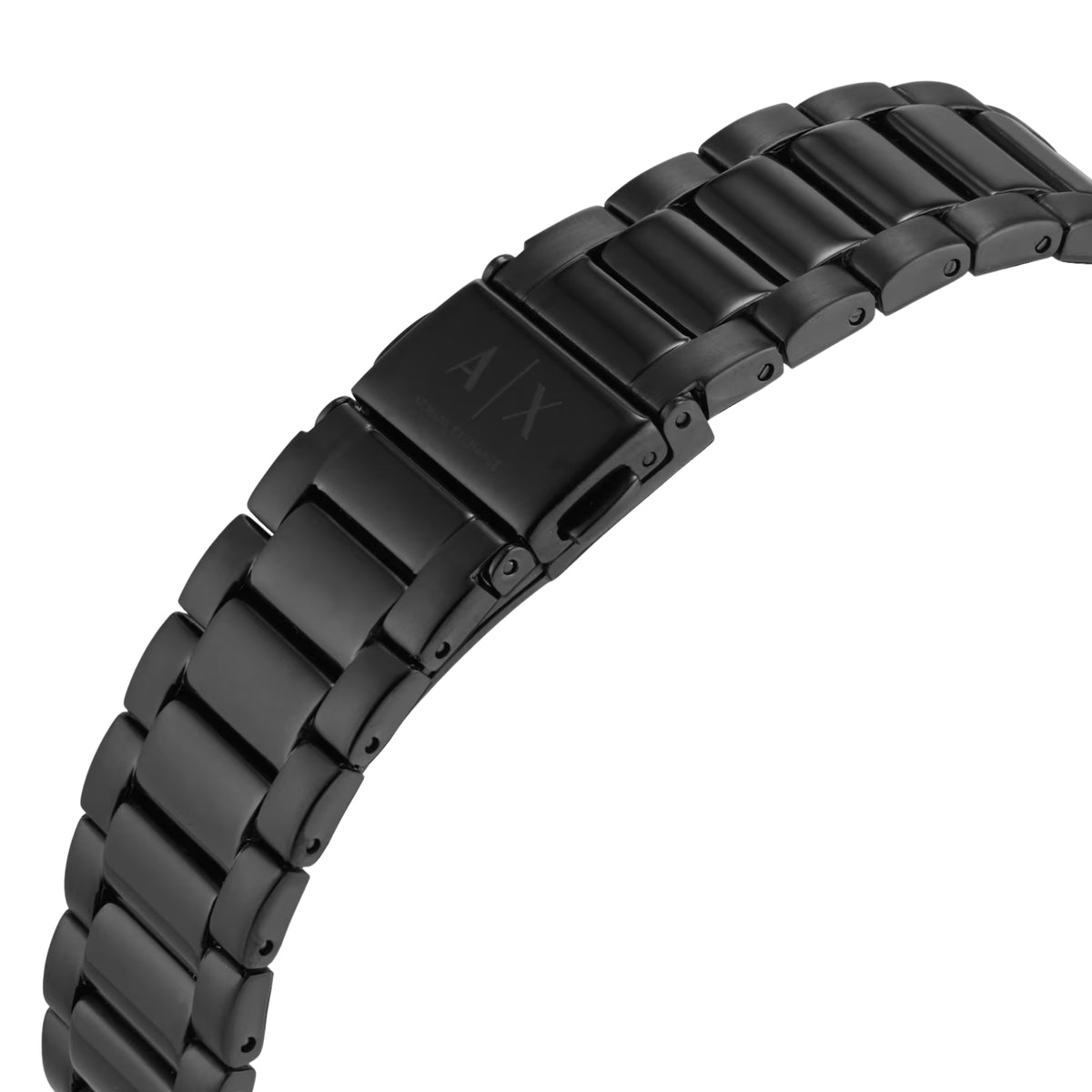 Armani Exchange Cayde 42mm Black Dial Steel Mens Quartz Watch AX2701