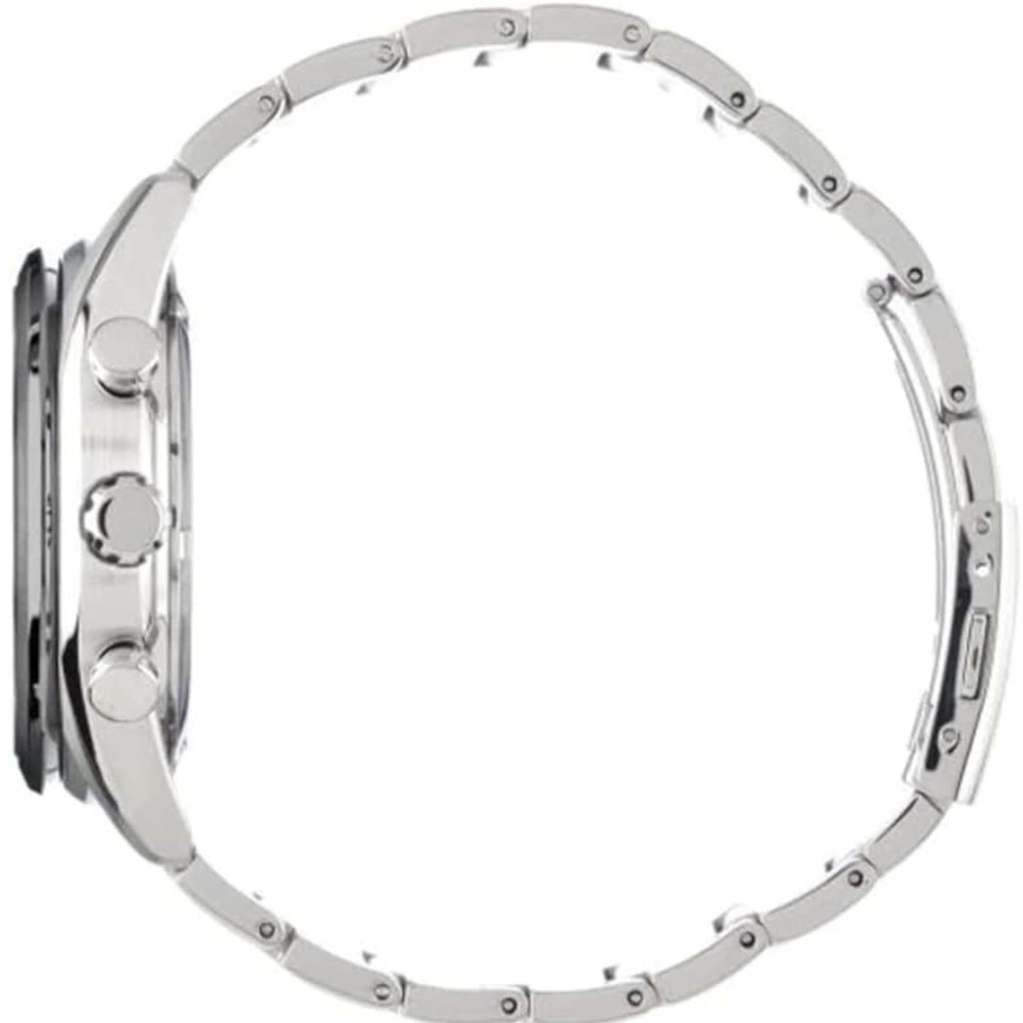 Seiko Conceptual Solar Quartz Black Chronograph Dial Steel Bracelet Men's Watch SSC803P1