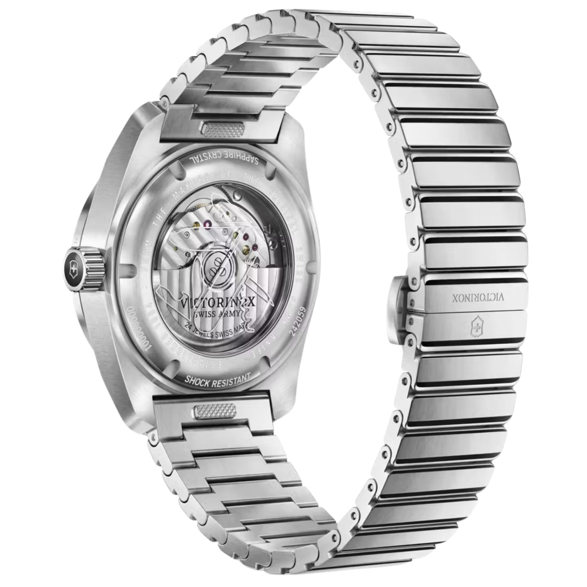 Victorinox Concept One 39mm Black Dial Steel Mens Automatic Watch 242059