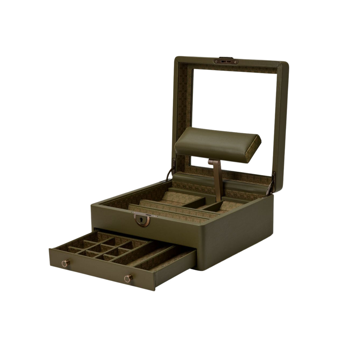 WOLF Earth 190th Anniversary Collection Single Olive Watch Stand Box 190741