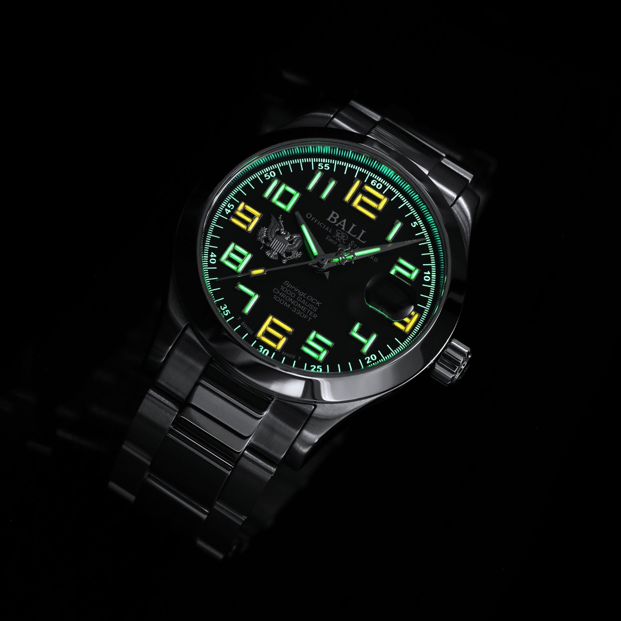 BALL Engineer III 'Army' 40mm Limited Edition Blue Dial Steel Mens Automatic Watch NM3000C-S11C-BE