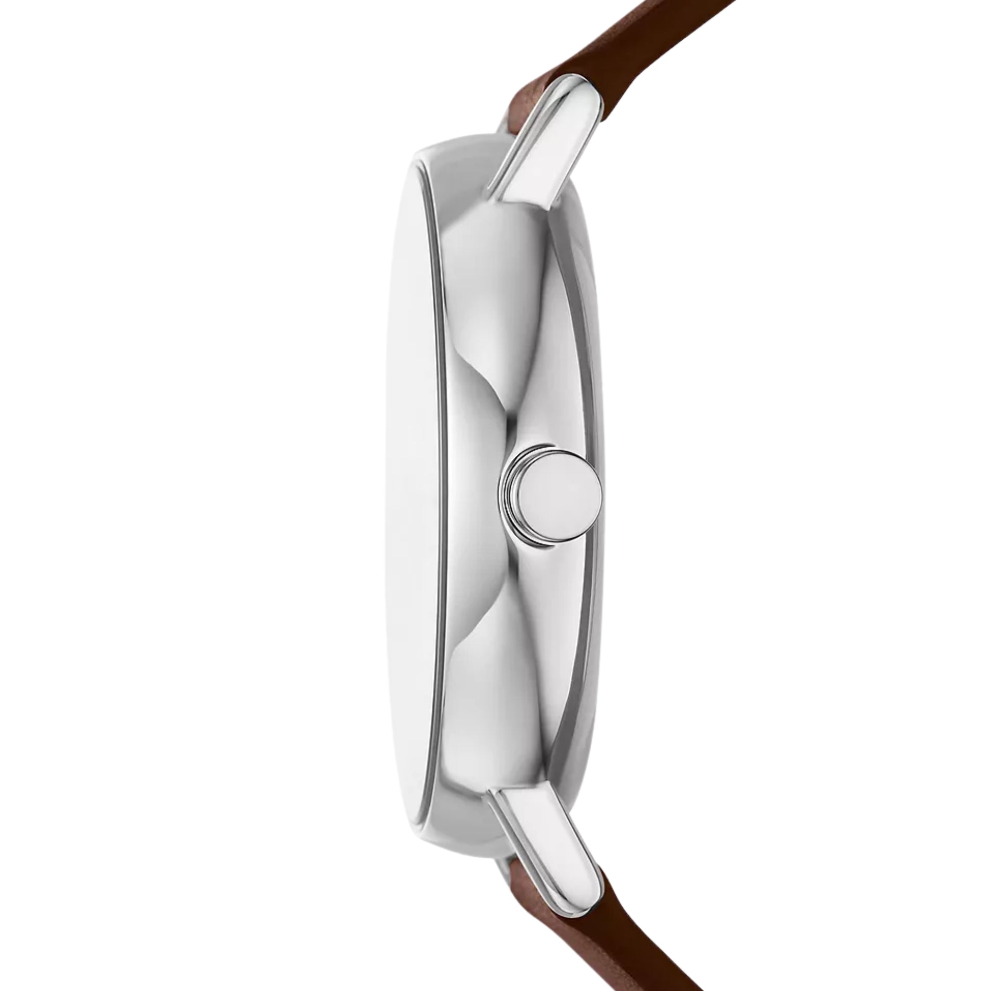 Skagen Signatur Multifunction Grey Dial Leather Strap Men's Watch SKW6941