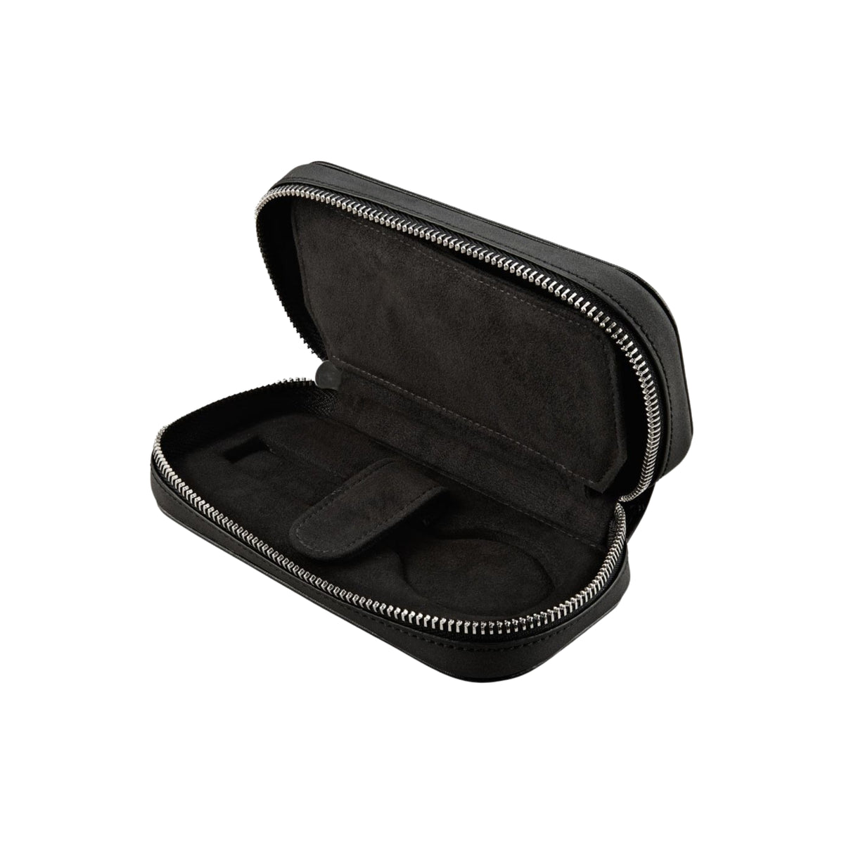 WOLF Philipp Black 2 Piece Watch Zip Case 190205
