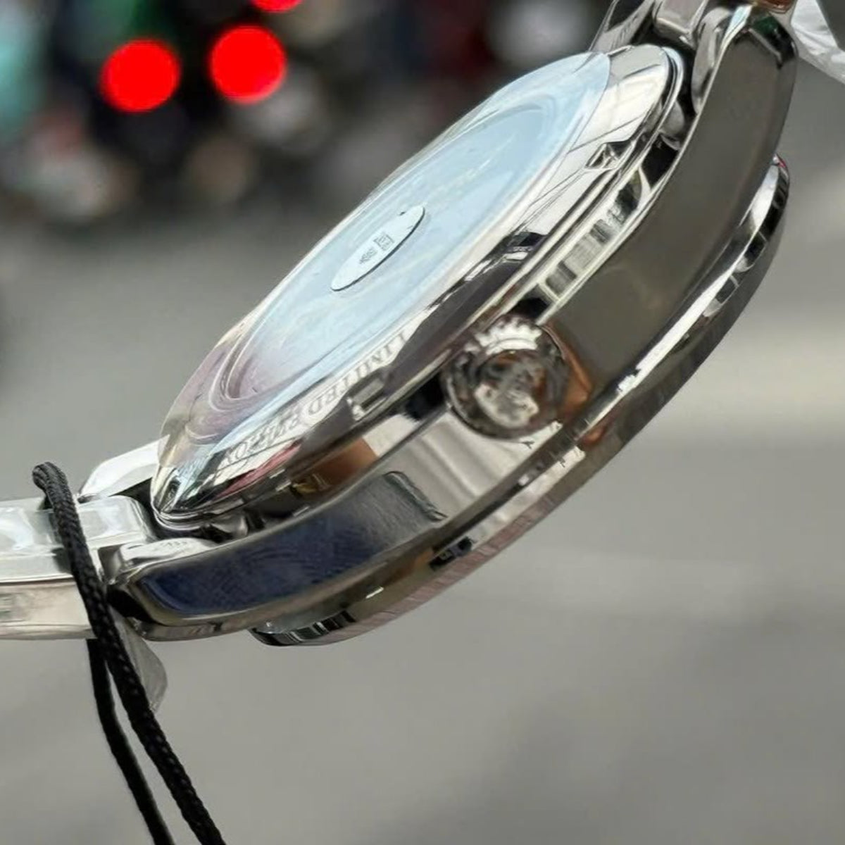 Orient Contemporary Stretto Sun and Moon 75th Anniversary Limited Edition Grey Dial Steel Strap Men's Watch RA-AK0311N30B