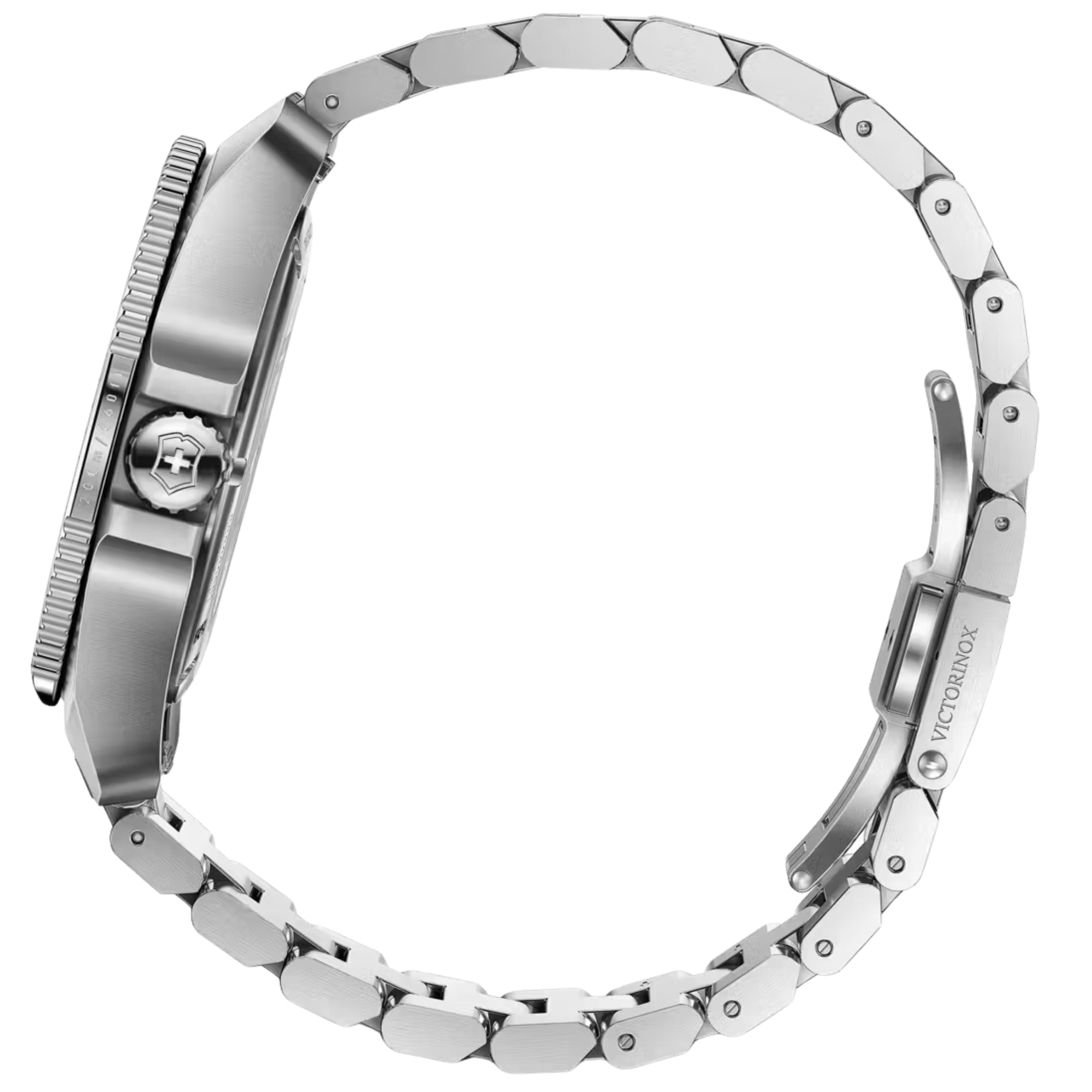 Victorinox Journey 1884 watch 241978 side view showing case thickness 