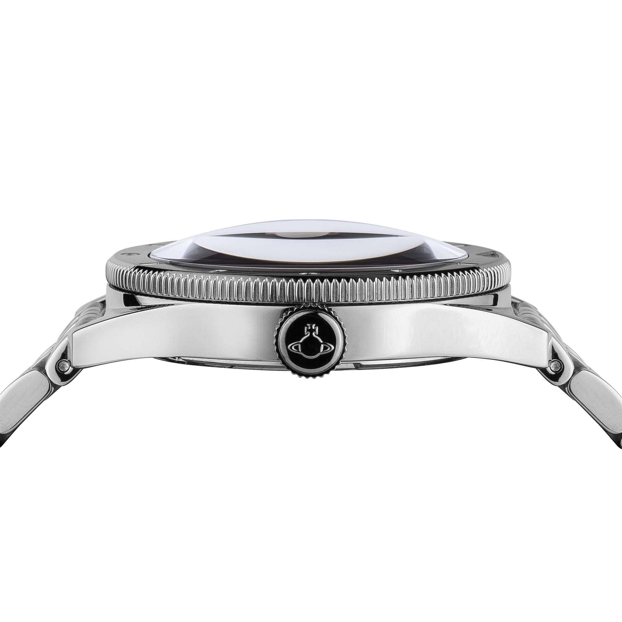 Vivienne Westwood Smithfield Stainless Steel Black Dial Men's