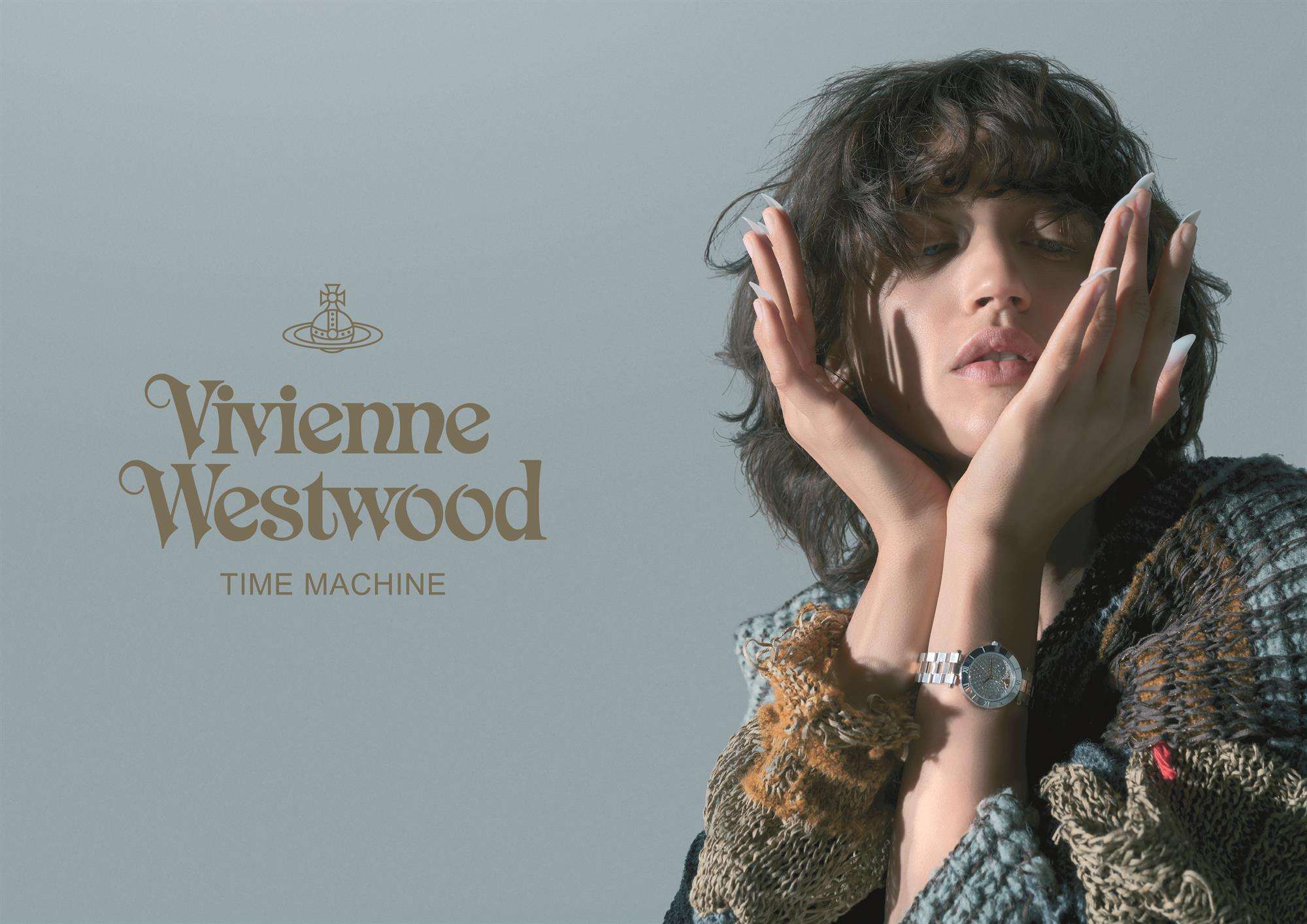 Vivienne Westwood Leadenhall Cream Gold Dial Ladies Watch VV163CMCM