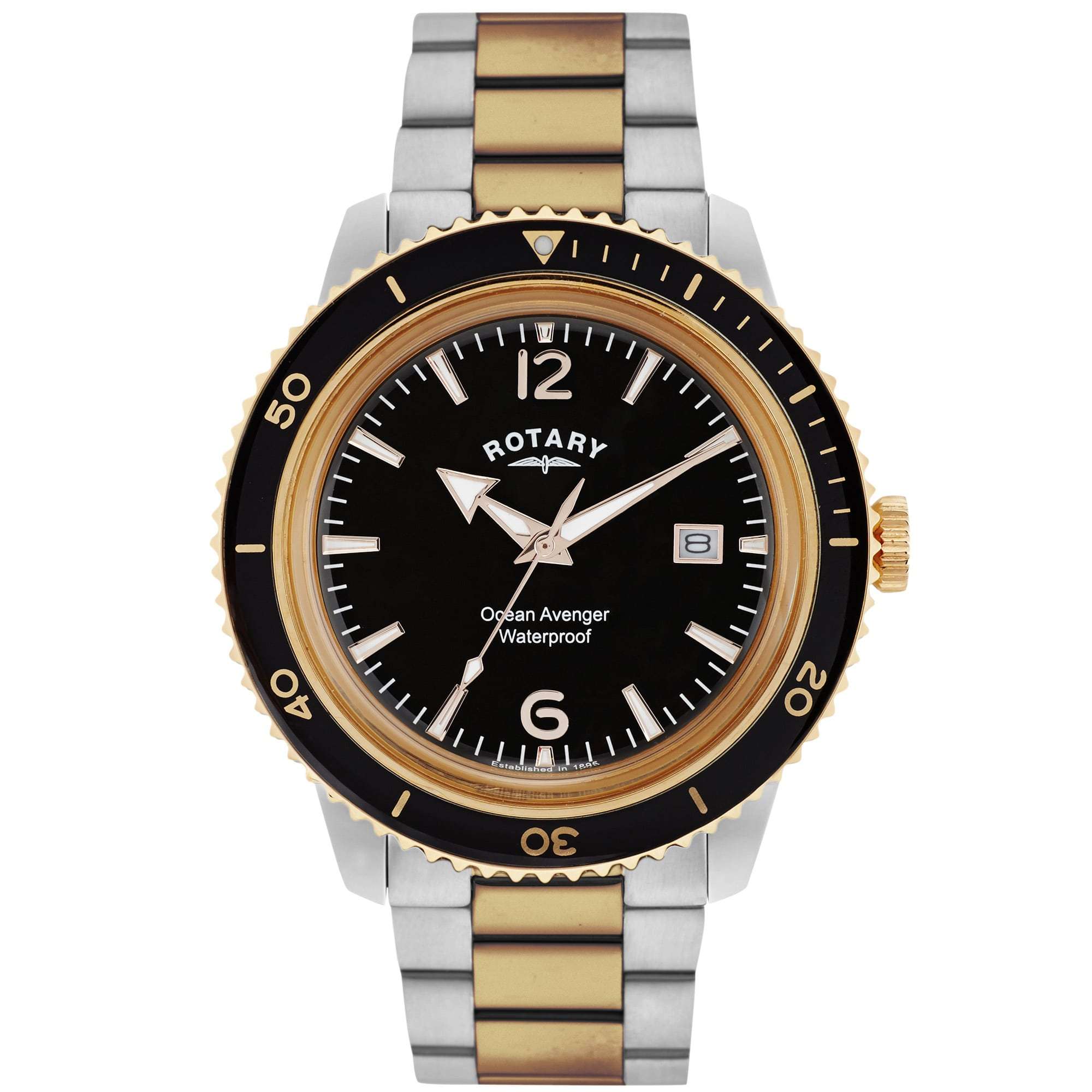 Rotary Ocean Avenger Two-Tone Men’s Watch - WatchNation