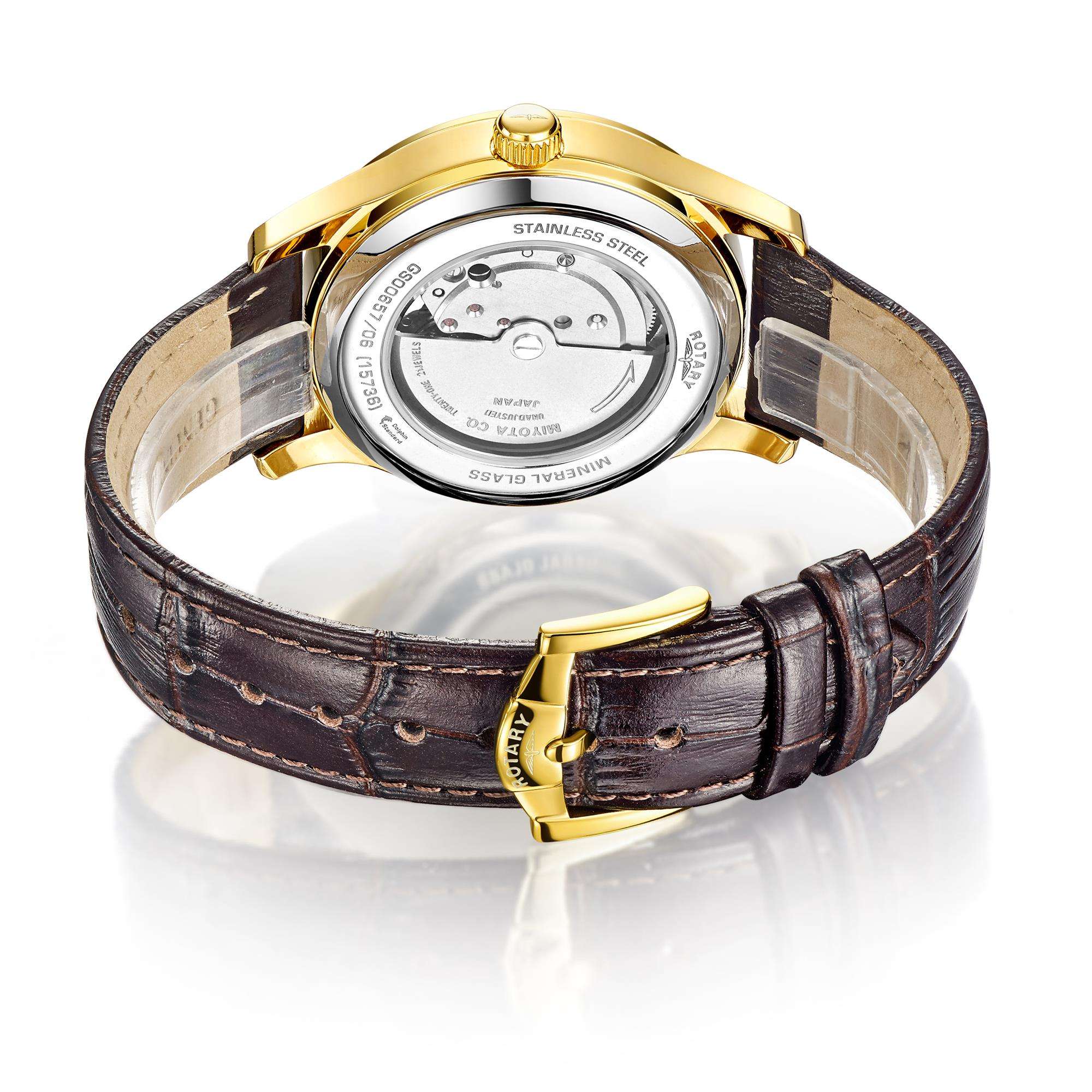 Rotary Classic Gold Plated Men’s Watch - WatchNation
