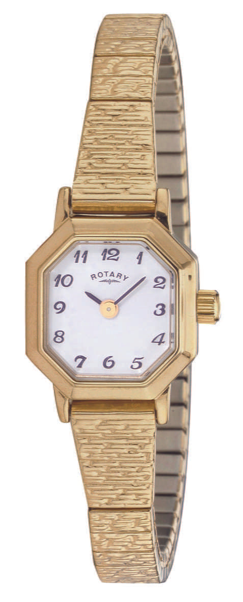 Rotary Classic Gold Octagonal Ladies’ Watch LB00764/29 - WatchNation