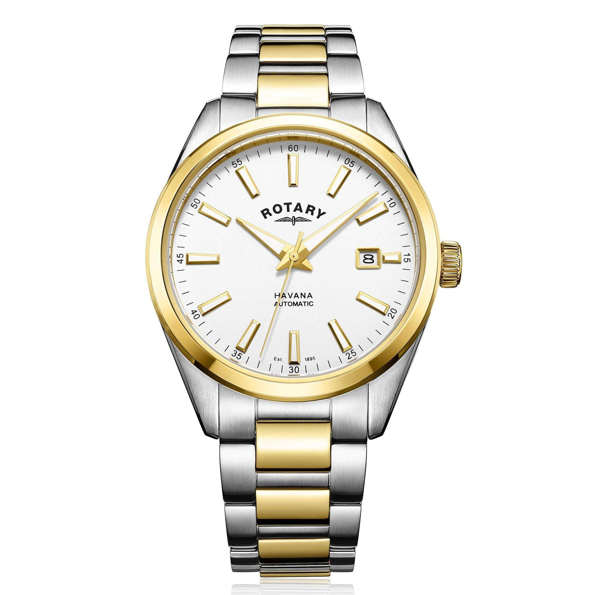 Havana Two Tone Stainless Steel Automatic Watch GB05078 02