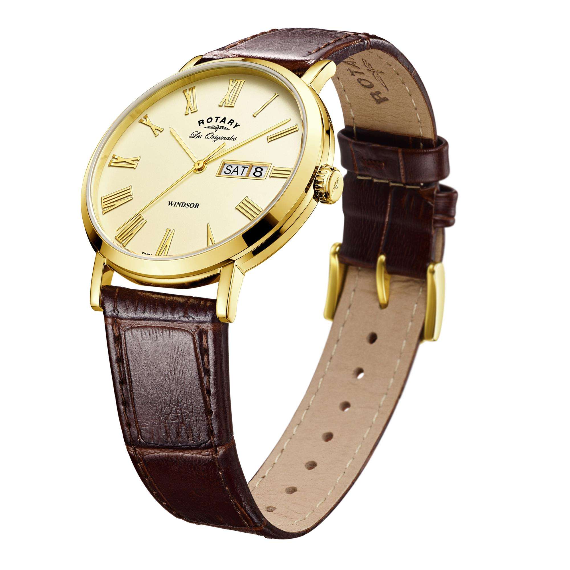 Rotary Windsor Gold Men’s Dress Watch - WatchNation