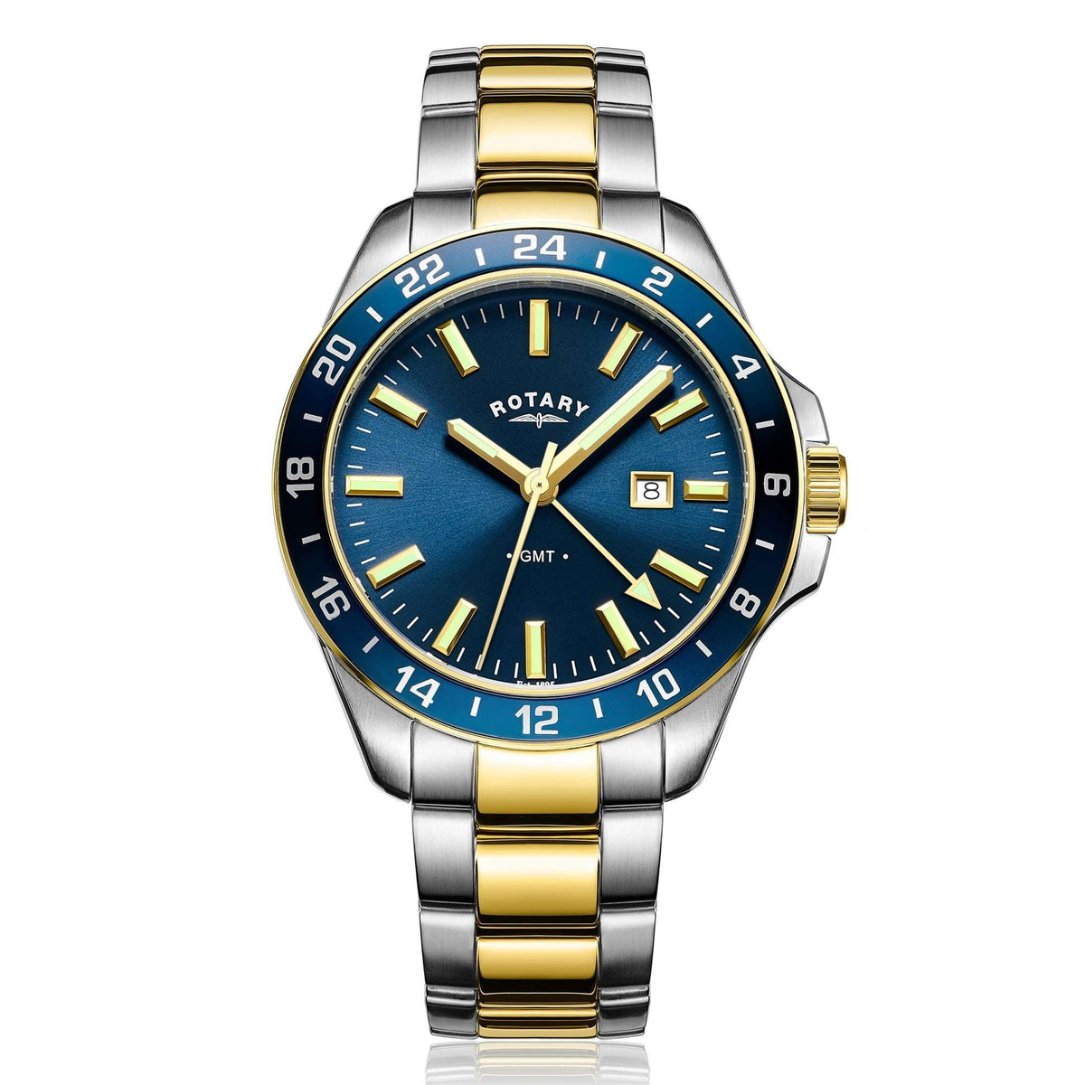 Havana Two Tone GMT Watch