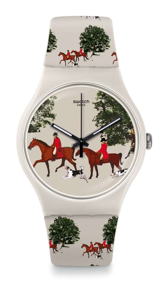 Jacket Case Cream Dial Watch SUOT103