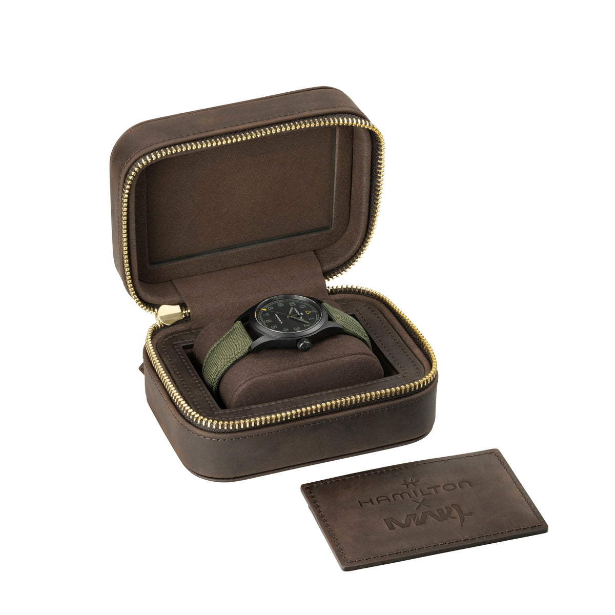 Hamilton Khaki Field 'Call of Duty Modern Warfare 4' 38mm Special Edition Black Dial Textile Mens Manual-Wind Watch H69469930
