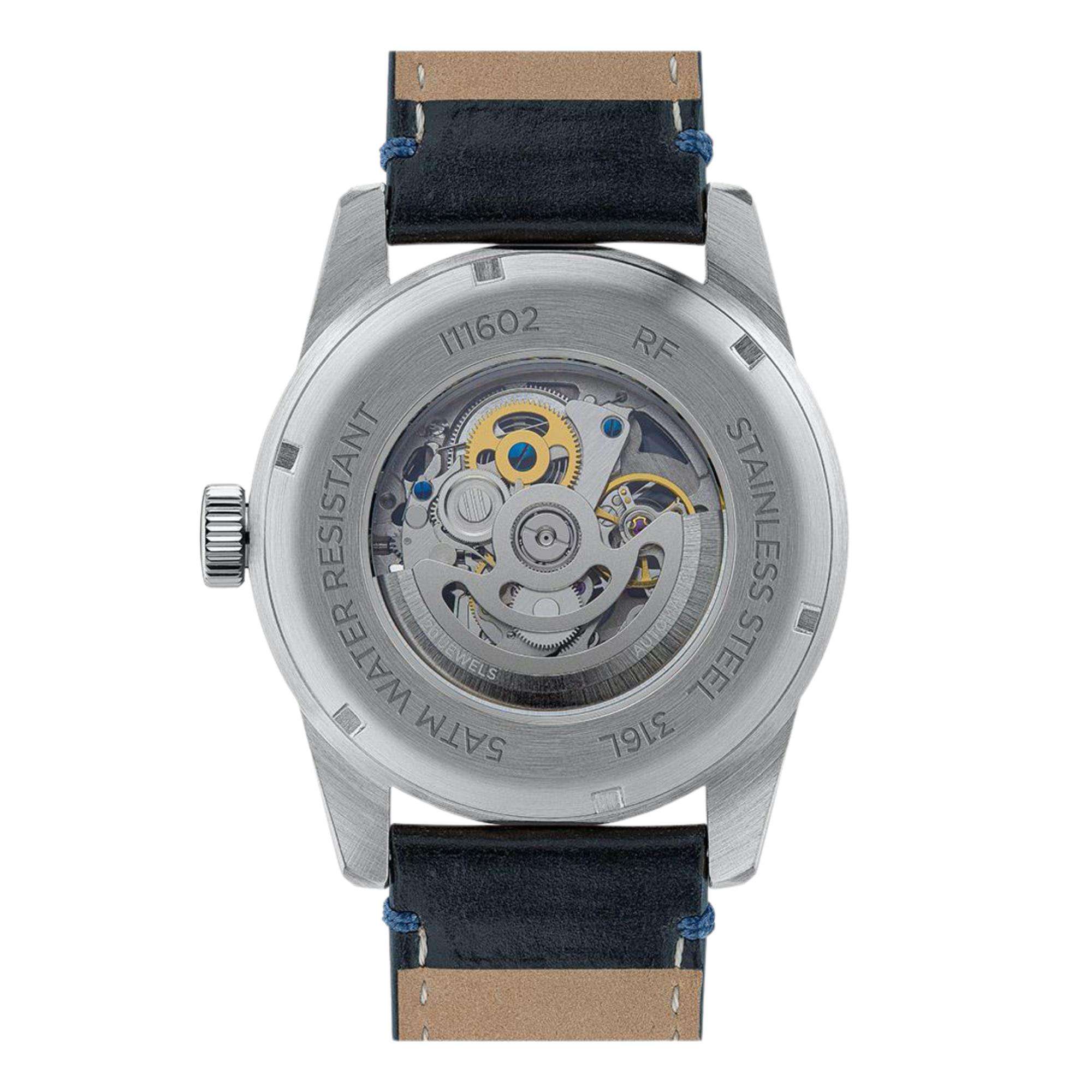 Ingersoll ‘The Carroll’ Blue Dial Leather Strap Men’s Watch I11602