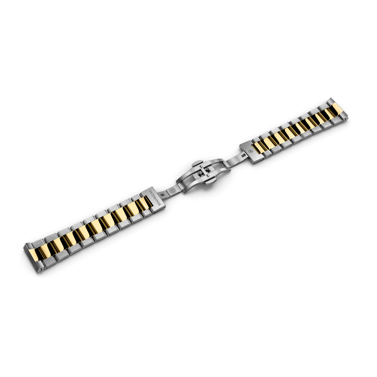 Victorinox Premium 21mm Steel Two-Tone Watch Strap V.60111