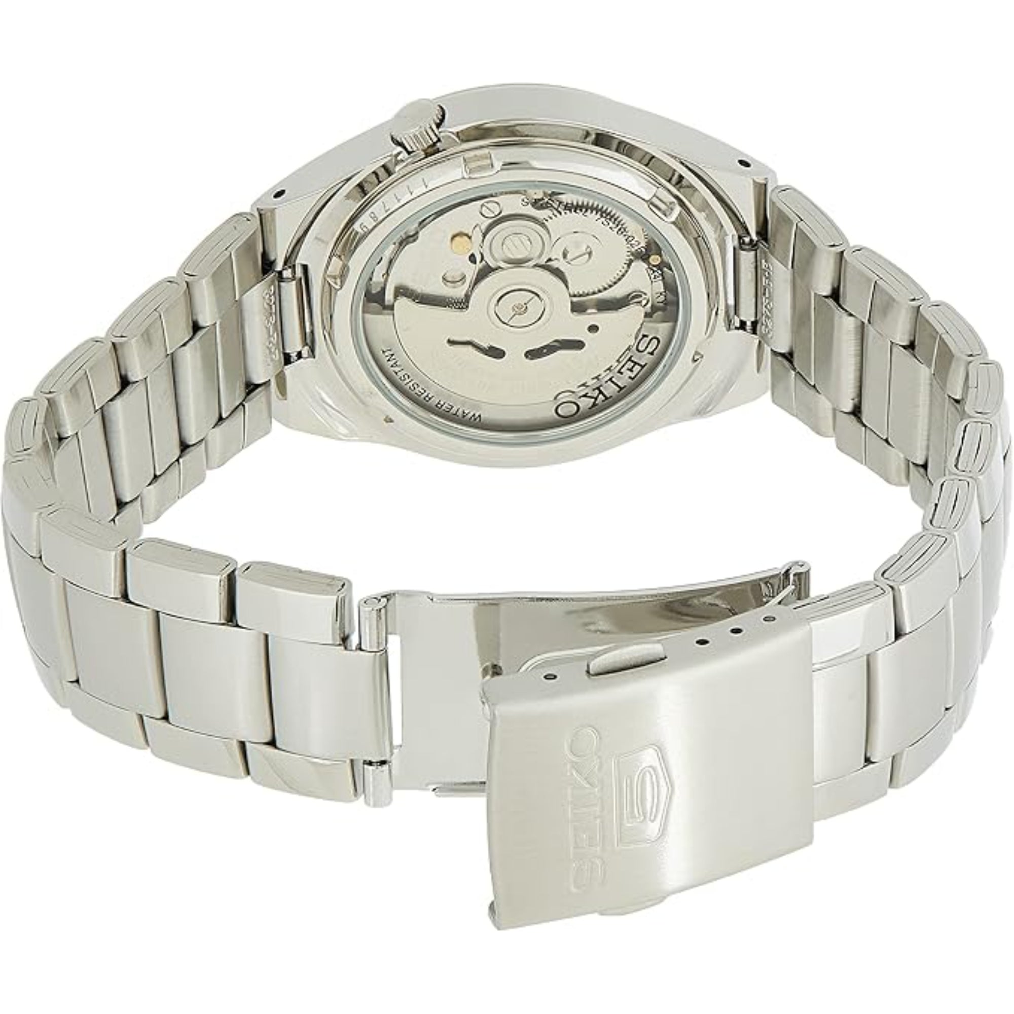 Seiko 5 Automatic Blue Dial Silver Stainless Steel Men's Watch SNK615K1