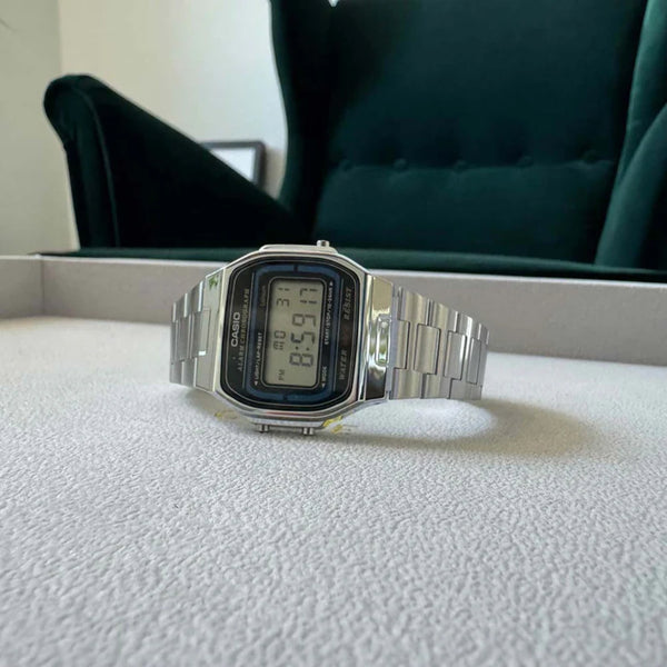 Casio Vintage Iconic Quartz Digital Steel Strap Unisex Watch A164WA-1VES
