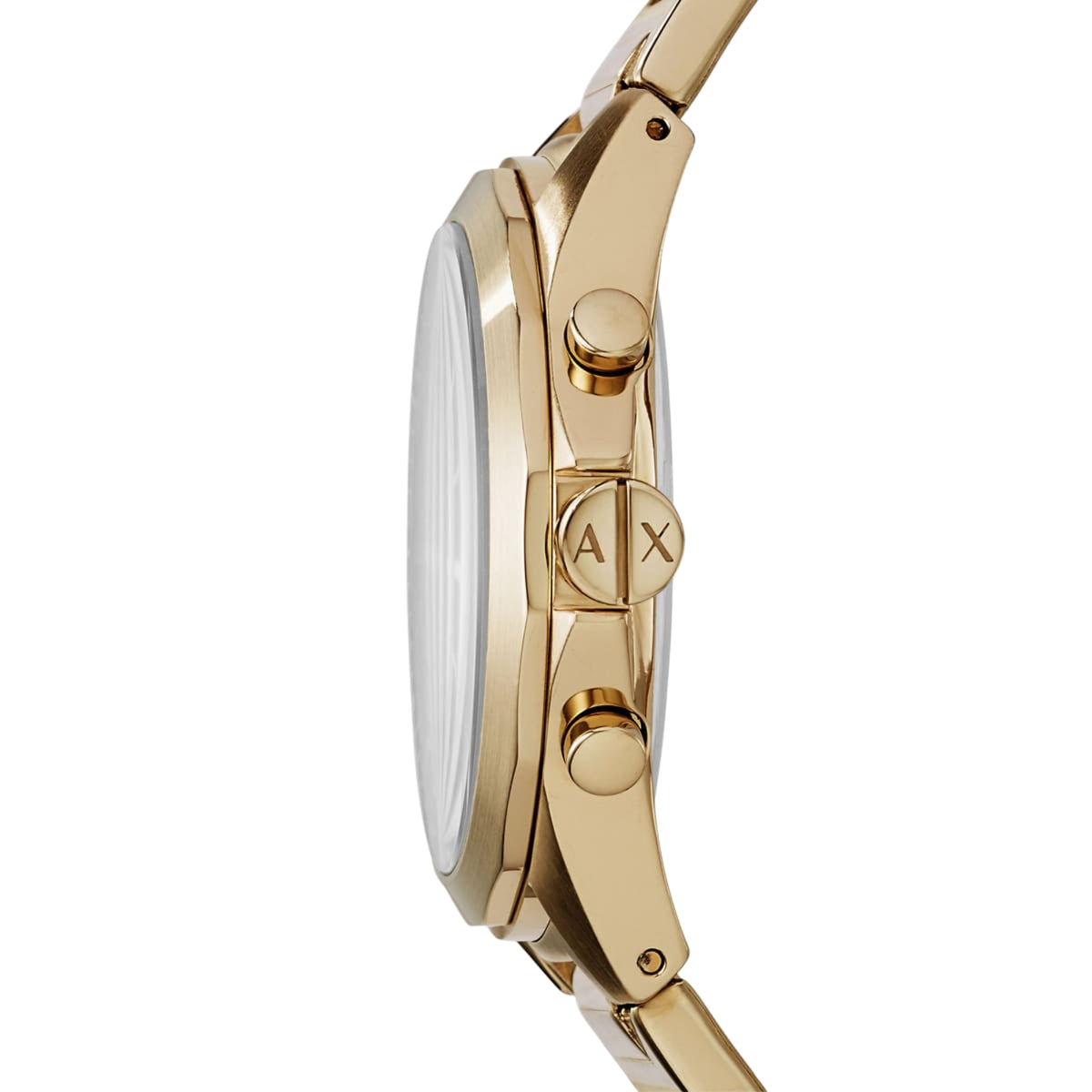 Armani Exchange men's chronograph watch, gold-tone steel case and bracelet