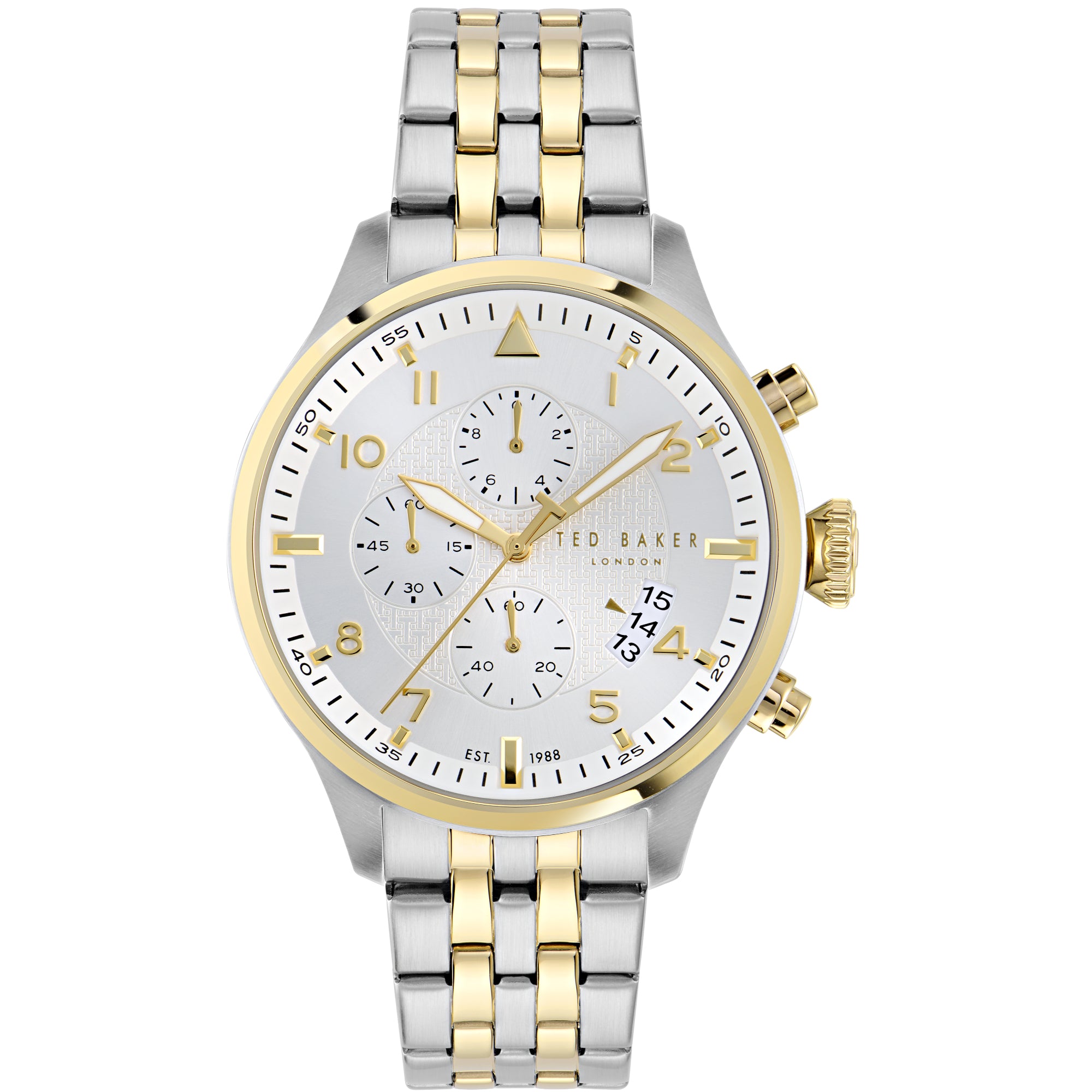 Ted Baker Fulmaar Urban Steel Silver Dial Men's Watch BKPFMF409