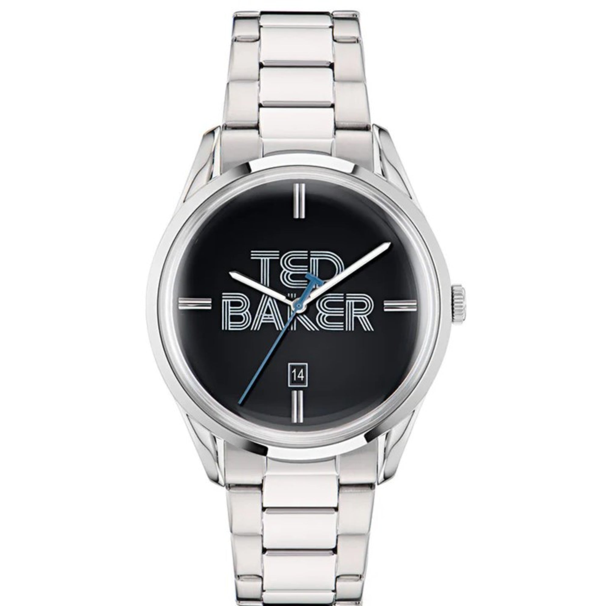 Ted Baker Leytonn Stainless Steel Bracelet Black Dial Men's Watch BKPLTF307