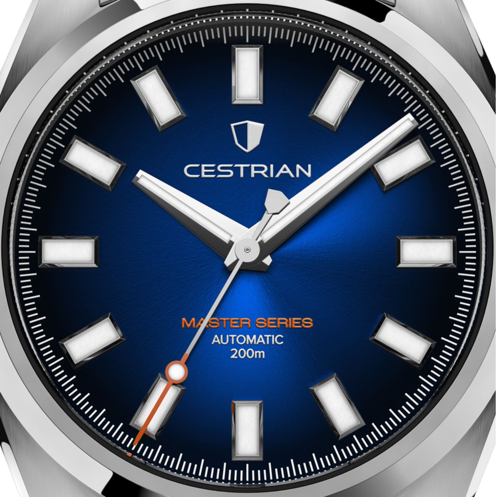 Cestrian Master Series V3 Blue Dial Steel Bracelet Automatic Men's Watch CM-BB001