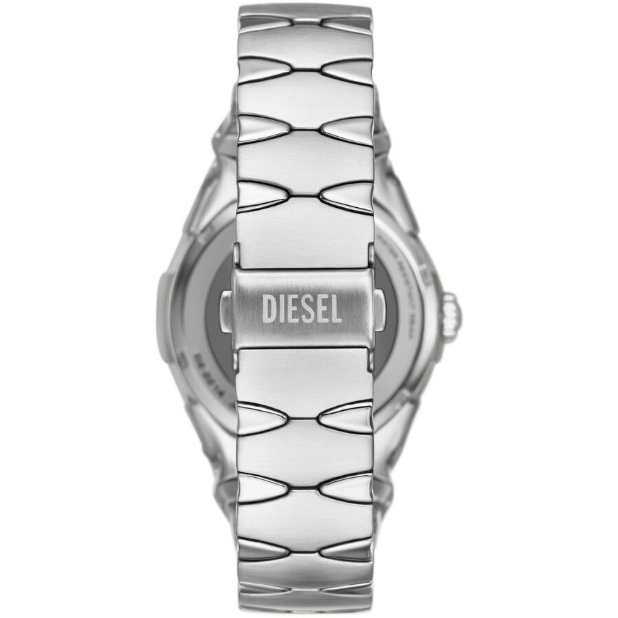 Diesel D-Sruptor Three-Hand Silver Dial Steel Strap Unisex Watch DZ2212