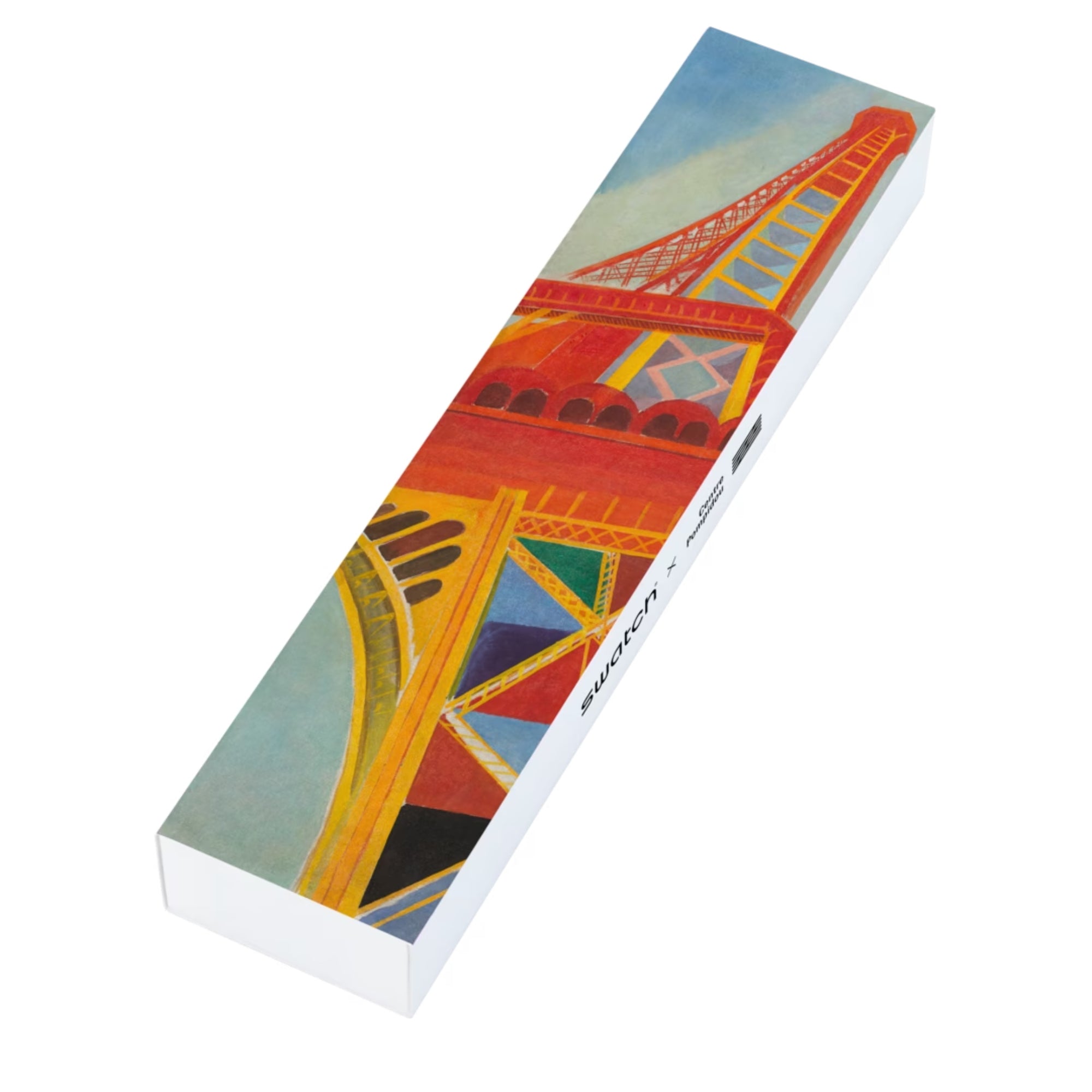 Swatch Original Gents Centre Pompidou Eiffel Tower by Robert Delaunay Quartz Watch GZ357