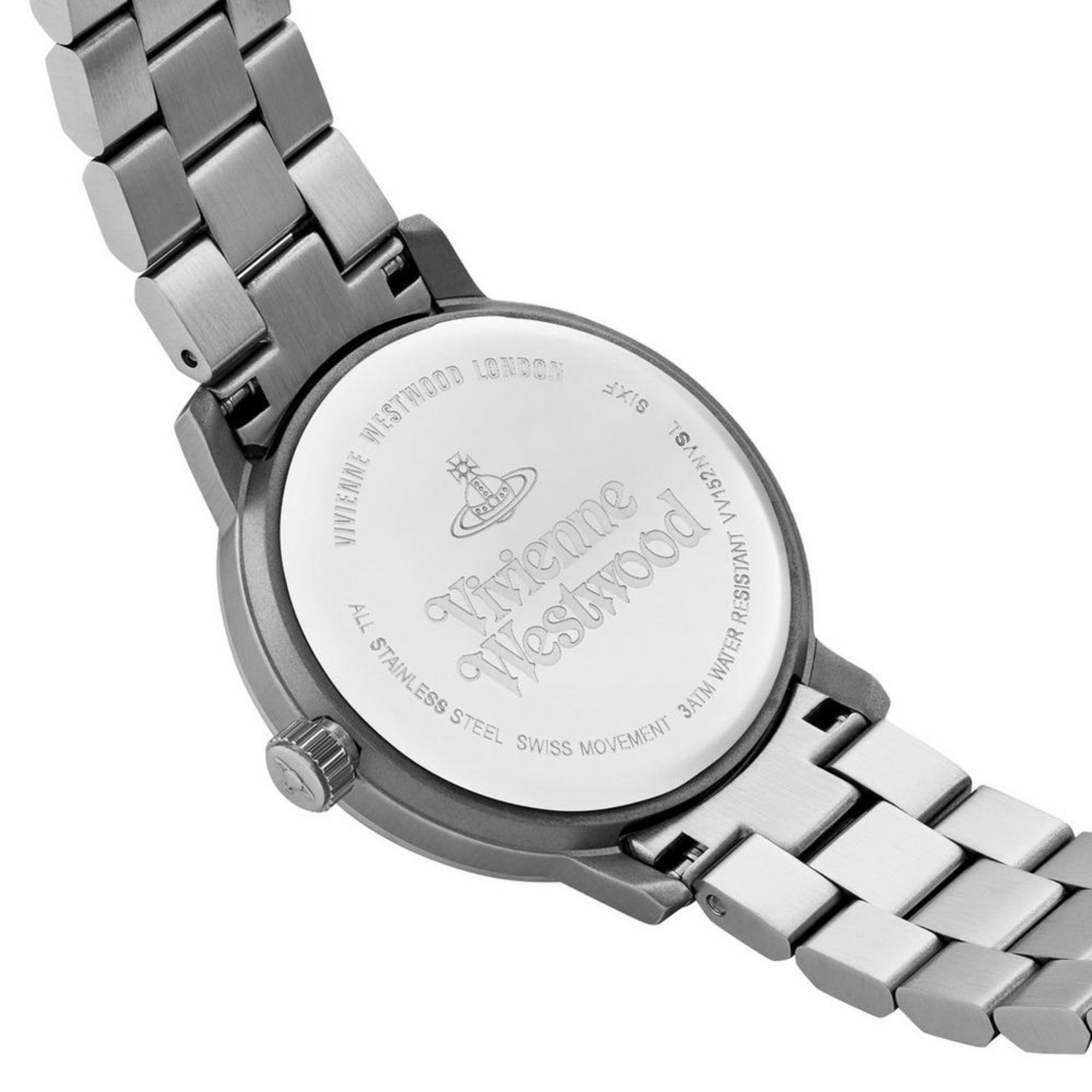 Vivienne Westwood Bloomsbury Blue Dial Steel Strap Women's Watch VV152NVSL