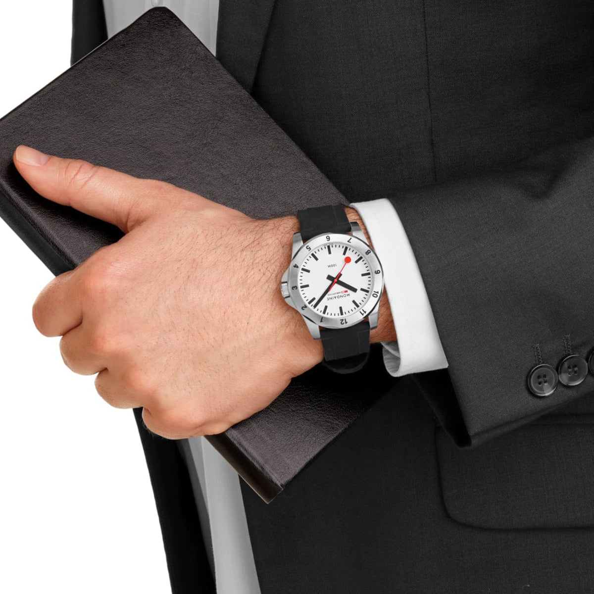 Mondaine Numeri Quartz White Dial Men's Watch MSN.4211B.RB