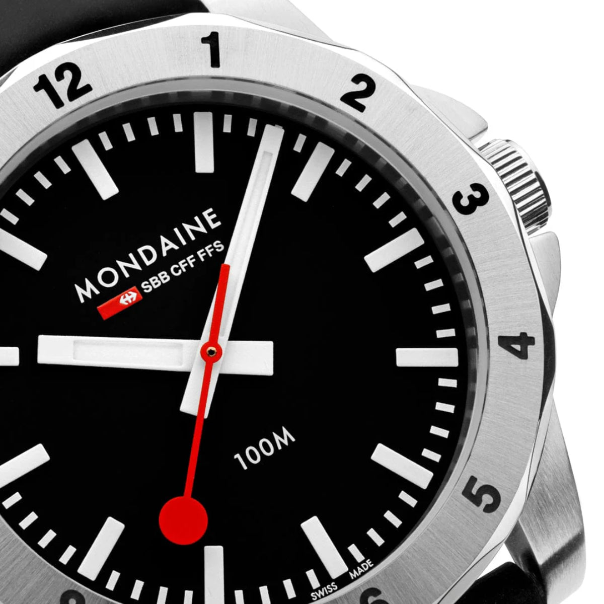 Mondaine Numeri Quartz Black Dial Men's Watch MSN.42120.RB
