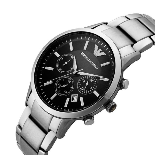 Emporio Armani Chronograph Quartz Black Dial Men's Watch AR2434