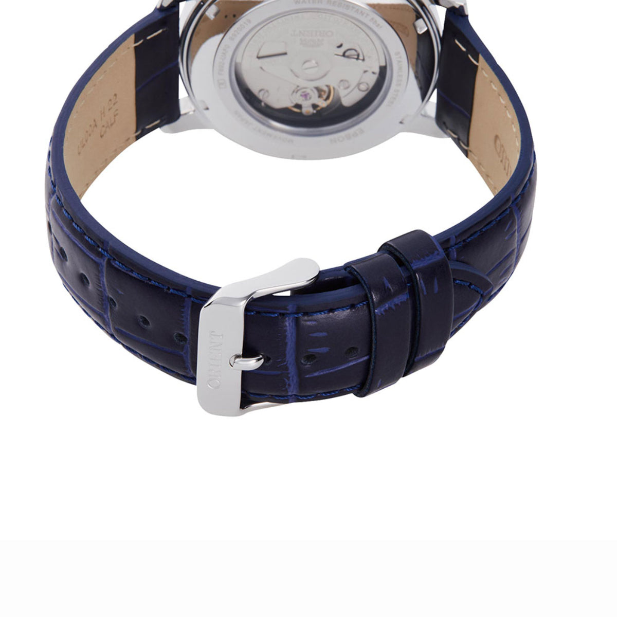 Orient Contemporary Automatic Blue Dial Leather Strap Men’s Watch RA-AA0C05L39B