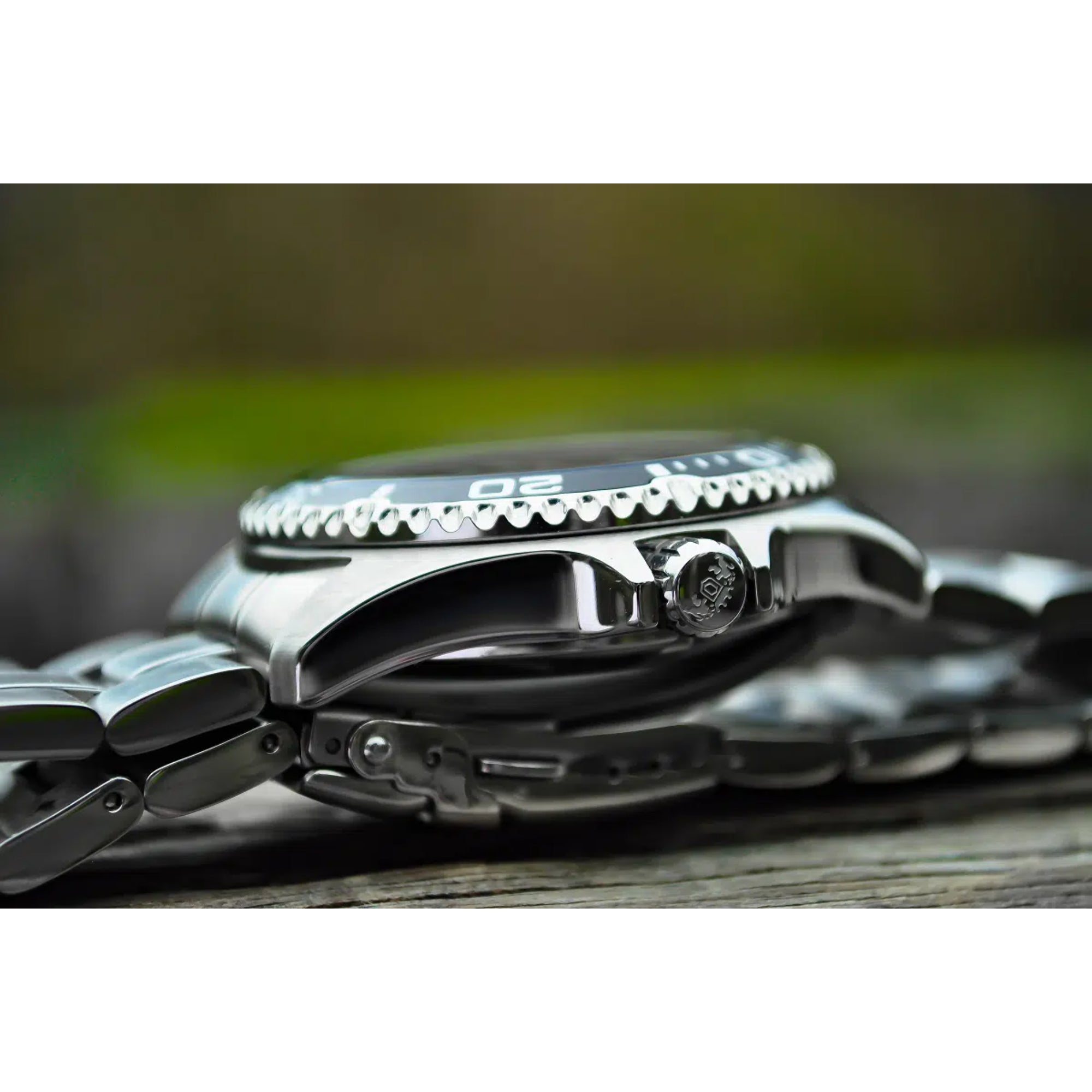 Orient Mako Ray II Automatic Black Dial Steel Strap Men's Dive Watch TAA02004B9