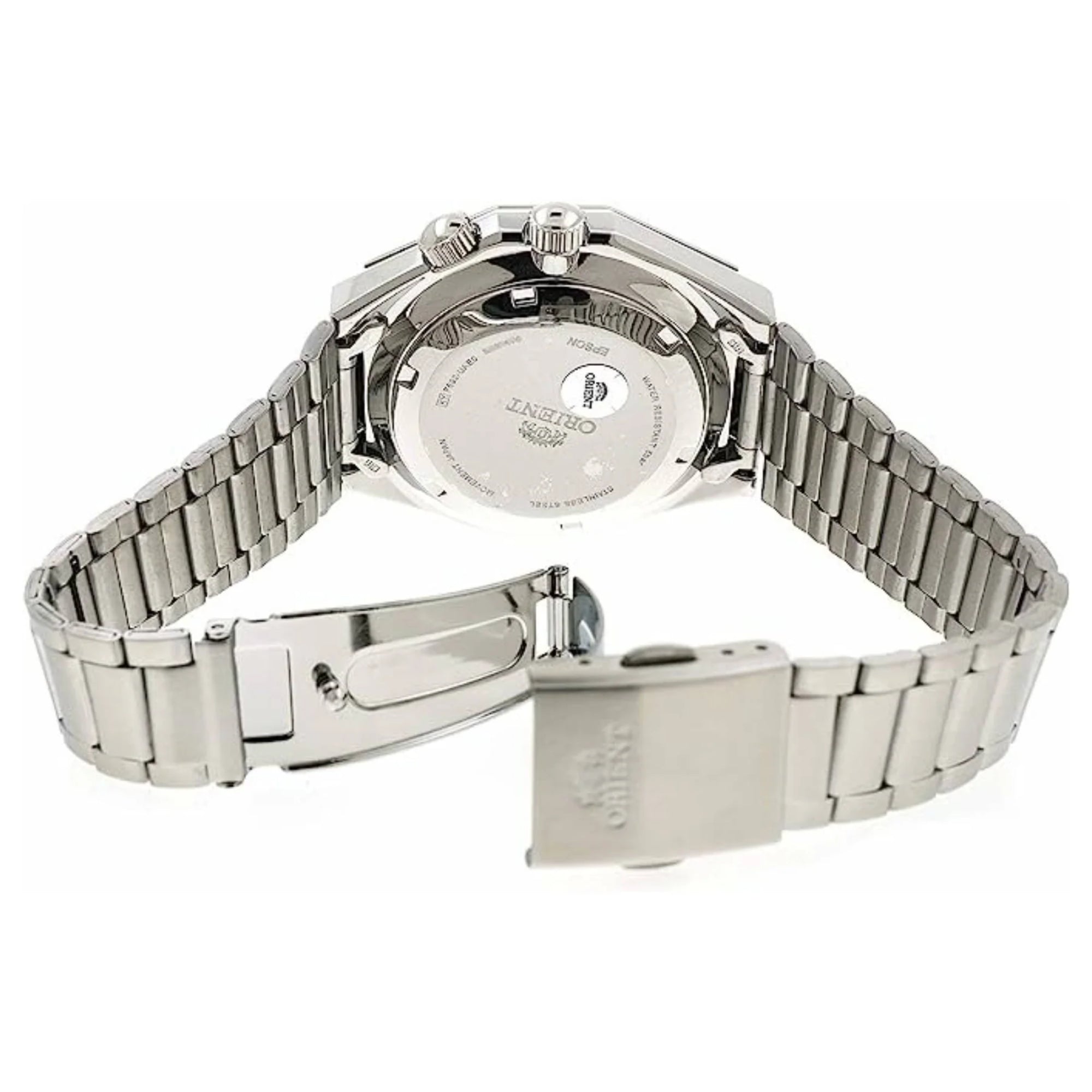 Orient Revival Super King Diver Automatic Golden Dial Steel Strap Men's Watch RA-AA0B01G39B