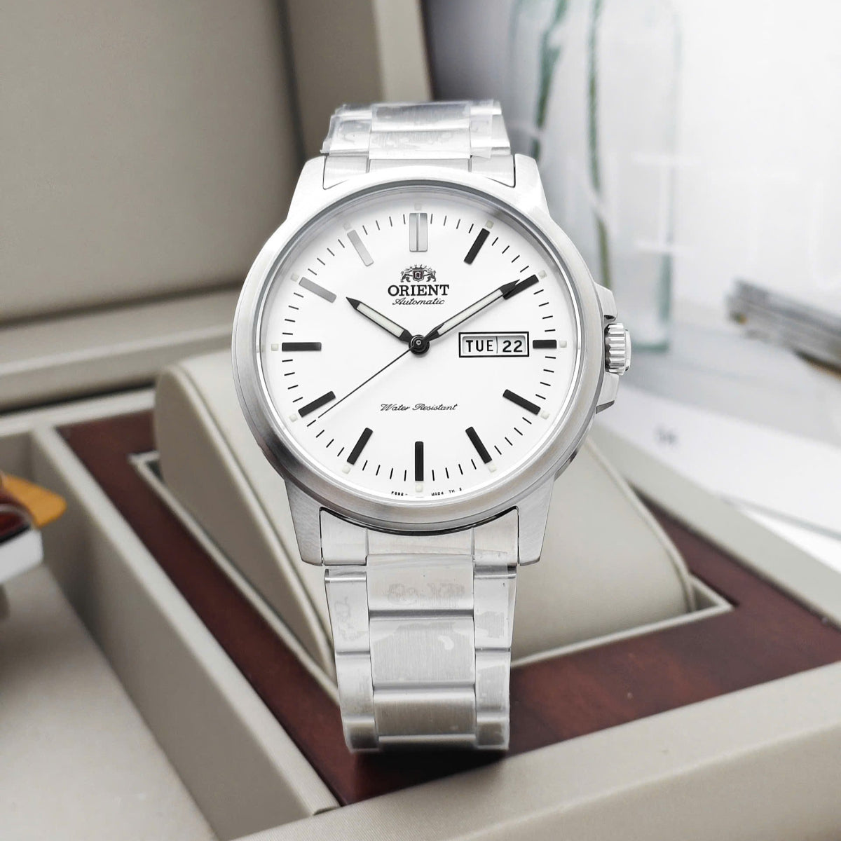 Orient Automatic White Dial Men’s Watch RA-AA0C03S39B