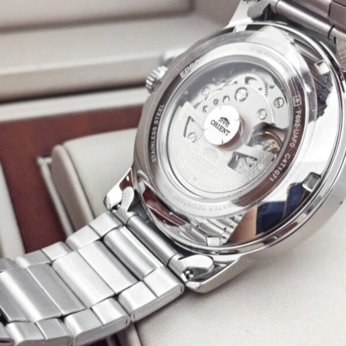 Orient Automatic White Dial Men’s Watch RA-AA0C03S39B