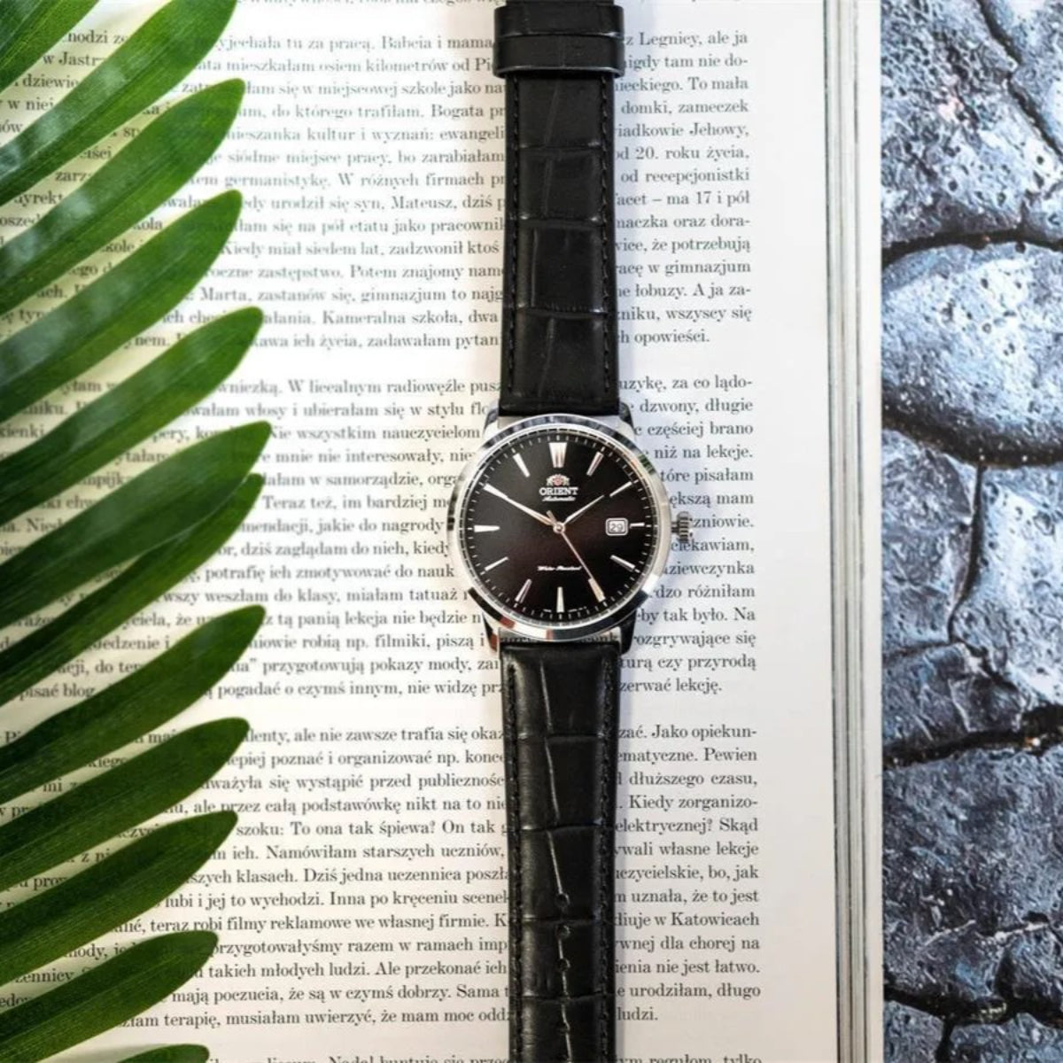 Orient Symphony Automatic Black Dial Men’s Watch RA-AC0F05B30B