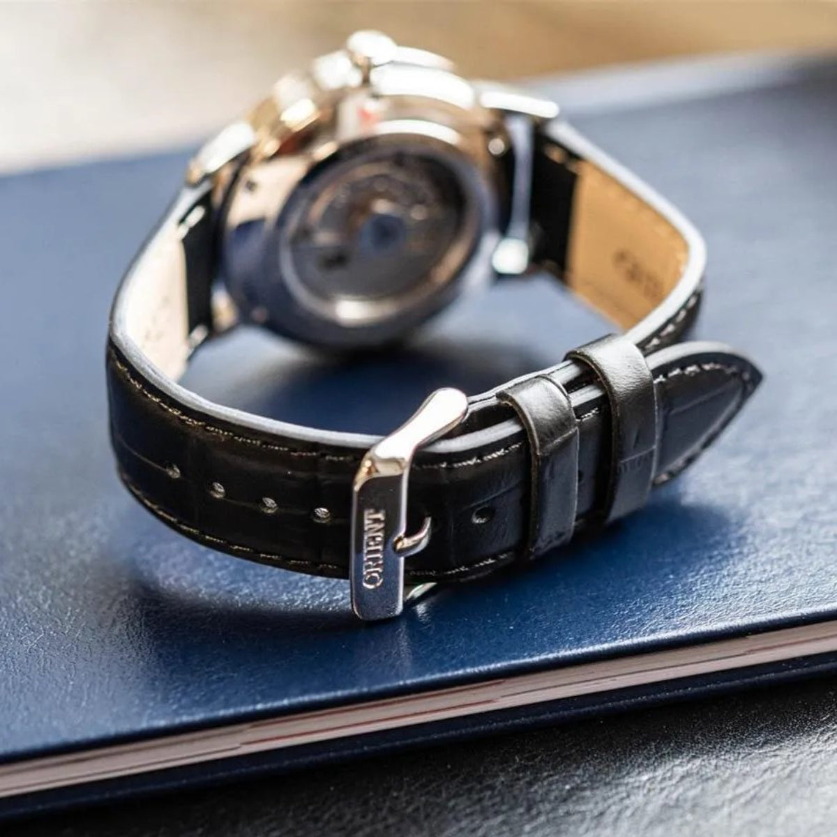 Orient Symphony Automatic Black Dial Men’s Watch RA-AC0F05B30B