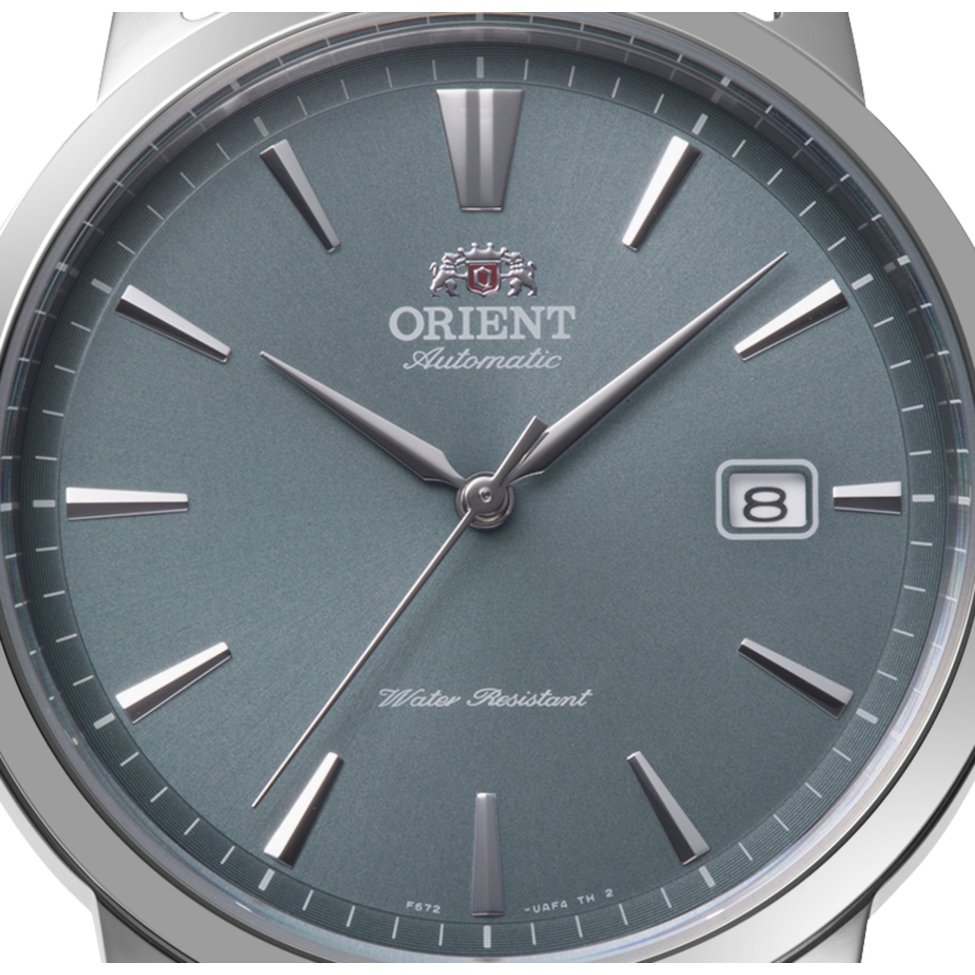 Orient Bambino Classic European Exclusive Automatic Blue Dial Leather Strap Men's Dress Watch RA-AC0F14L30B